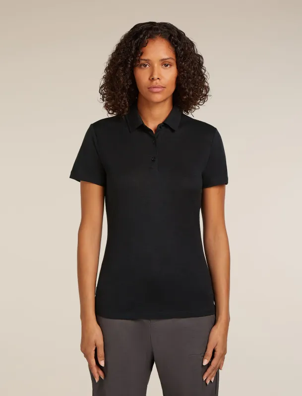 Women's Merino 150 Tech Lite Short Sleeve Polo made by Icebreaker
