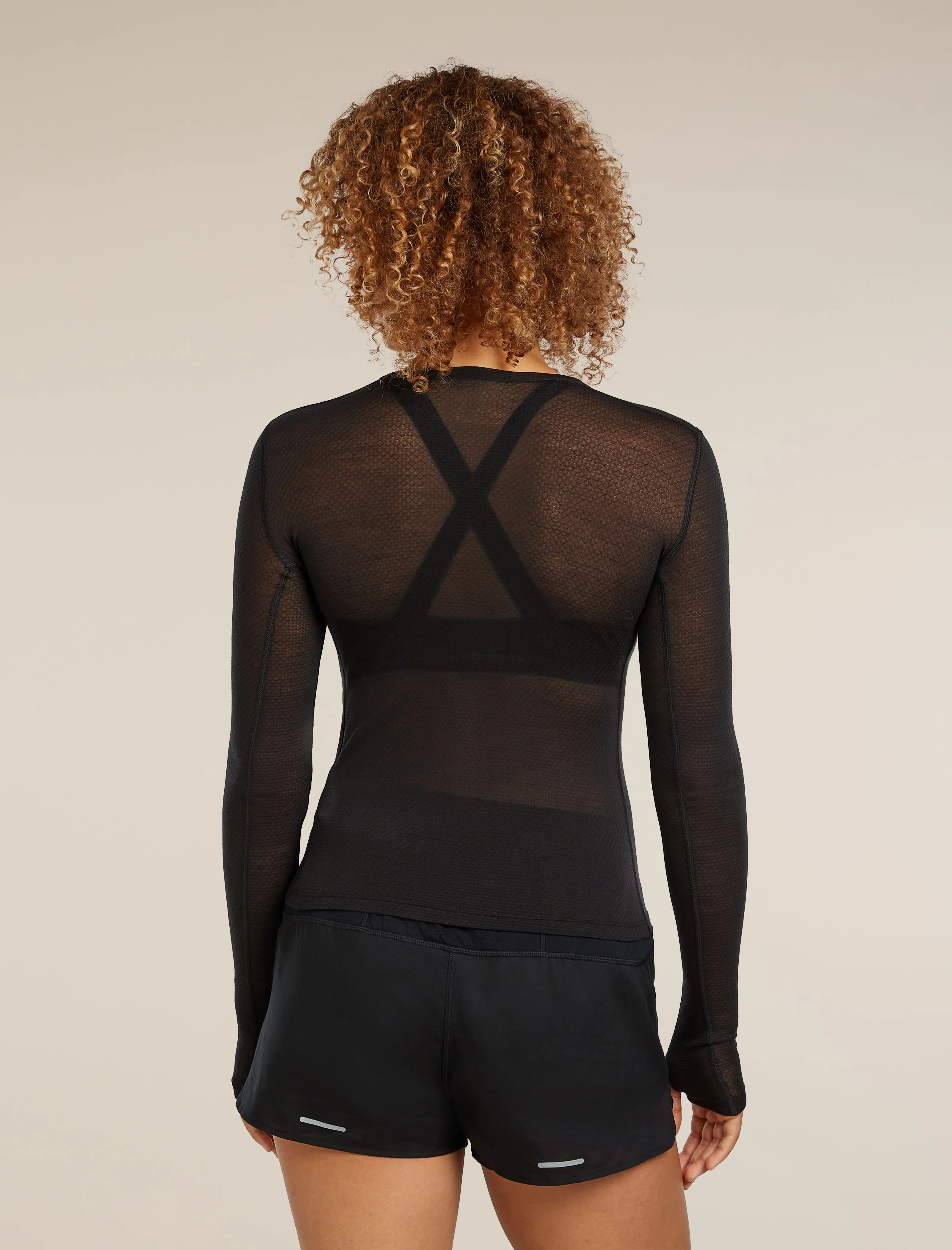 Merino Blend 75 Cool-Lite™ Featherlight™ Long Sleeve Crewe Thermal Top sold by Icebreaker product image thumbnail 2