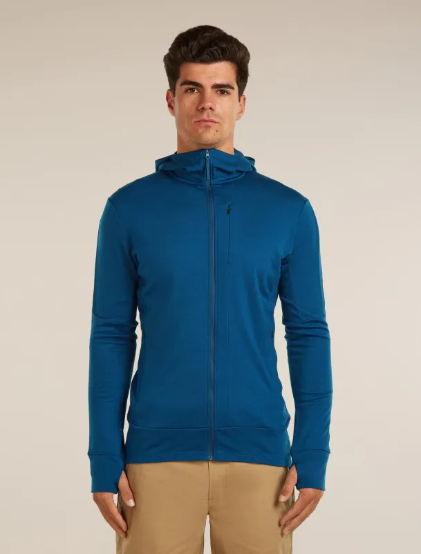 Men's Merino 260 Quantum Long Sleeve Zip Hoodie made by Icebreaker