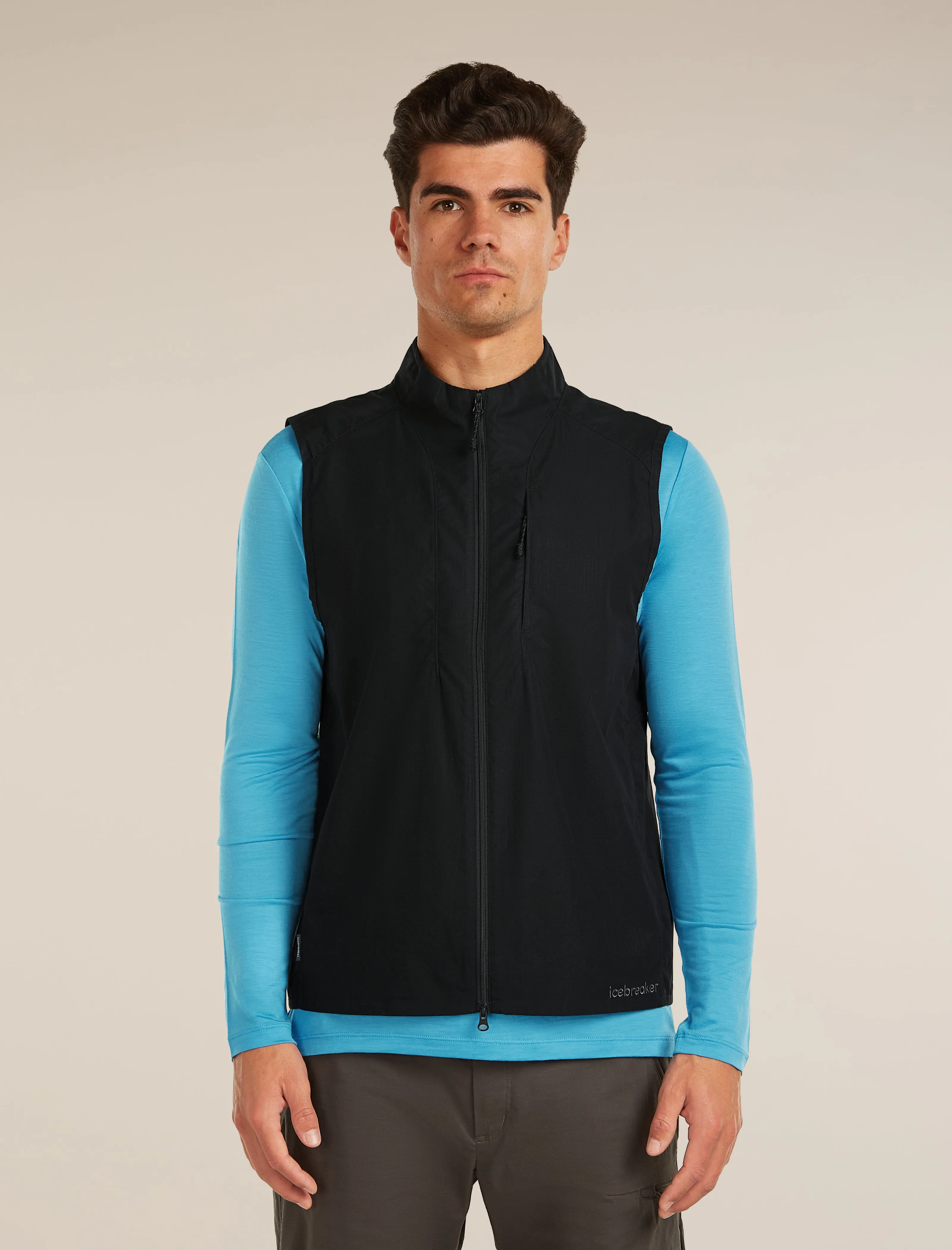 Men's Shell+™ Cotton Elevation Windbreaker Vest sold by Icebreaker
