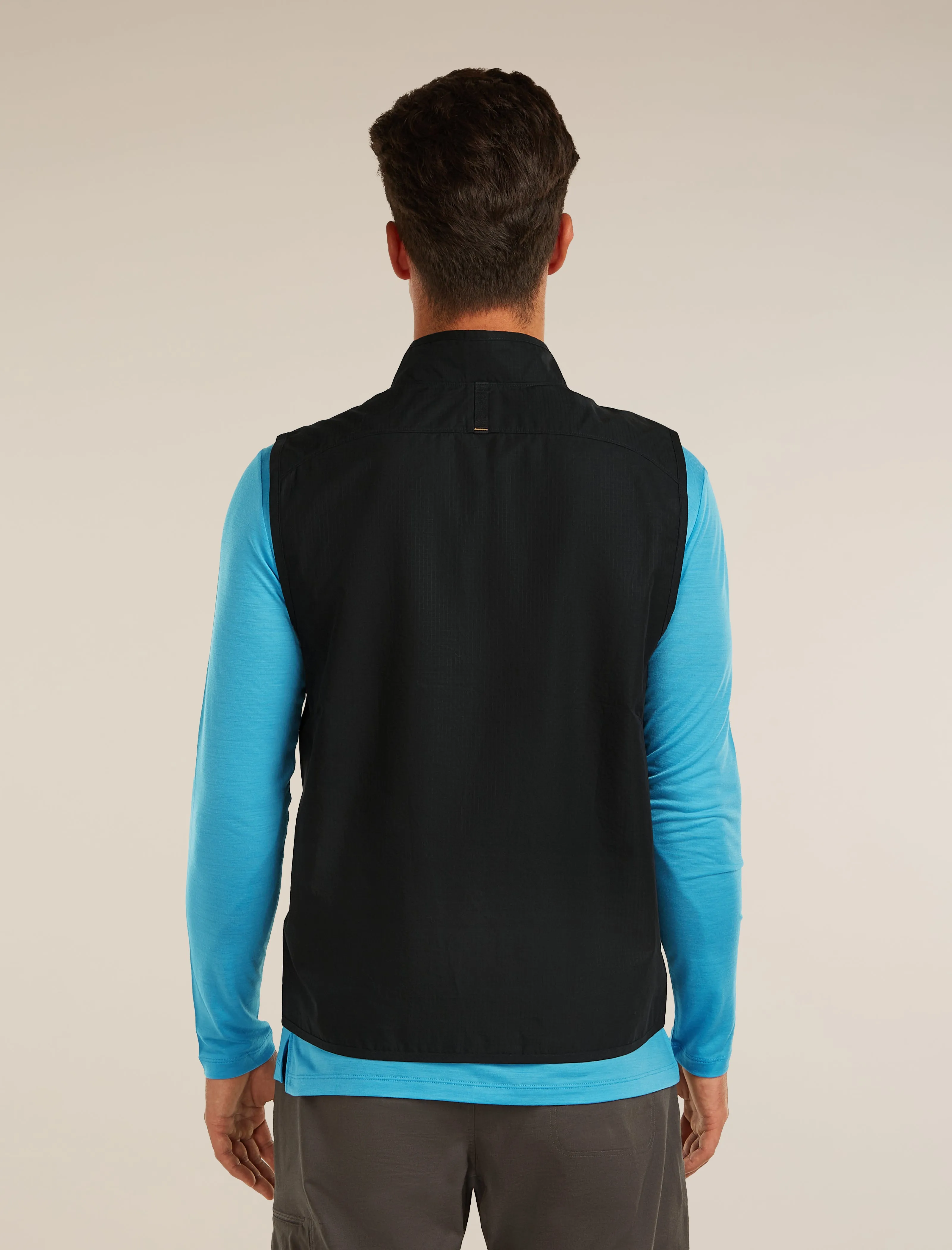 Men's Shell+™ Cotton Elevation Windbreaker Vest sold by Icebreaker product image thumbnail 2
