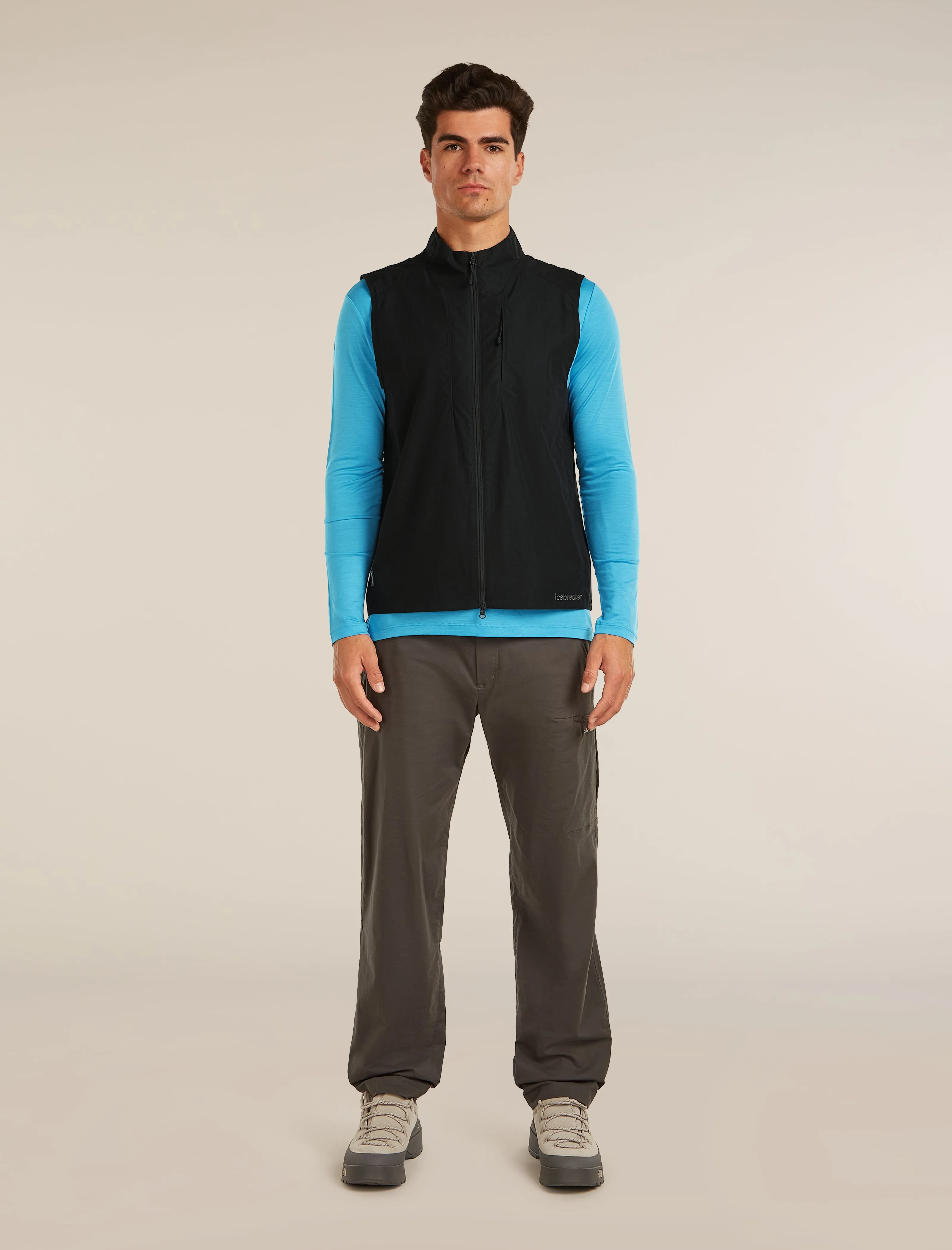 Men's Shell+™ Cotton Elevation Windbreaker Vest sold by Icebreaker product image thumbnail 3