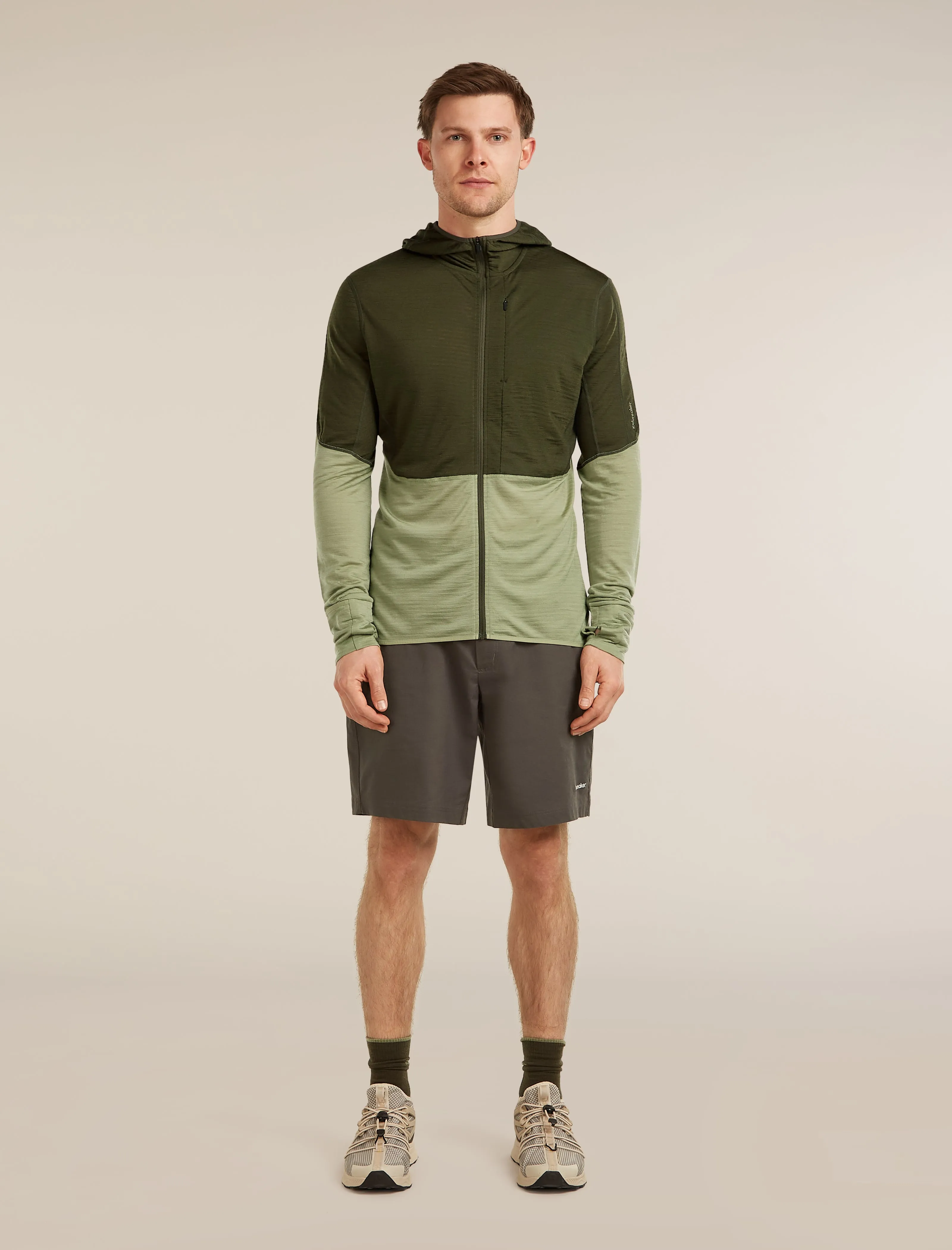 Men's Merino Blend 200 RealFleece™ Descender Long Sleeve Zip Hoodie sold by Icebreaker product image thumbnail 3