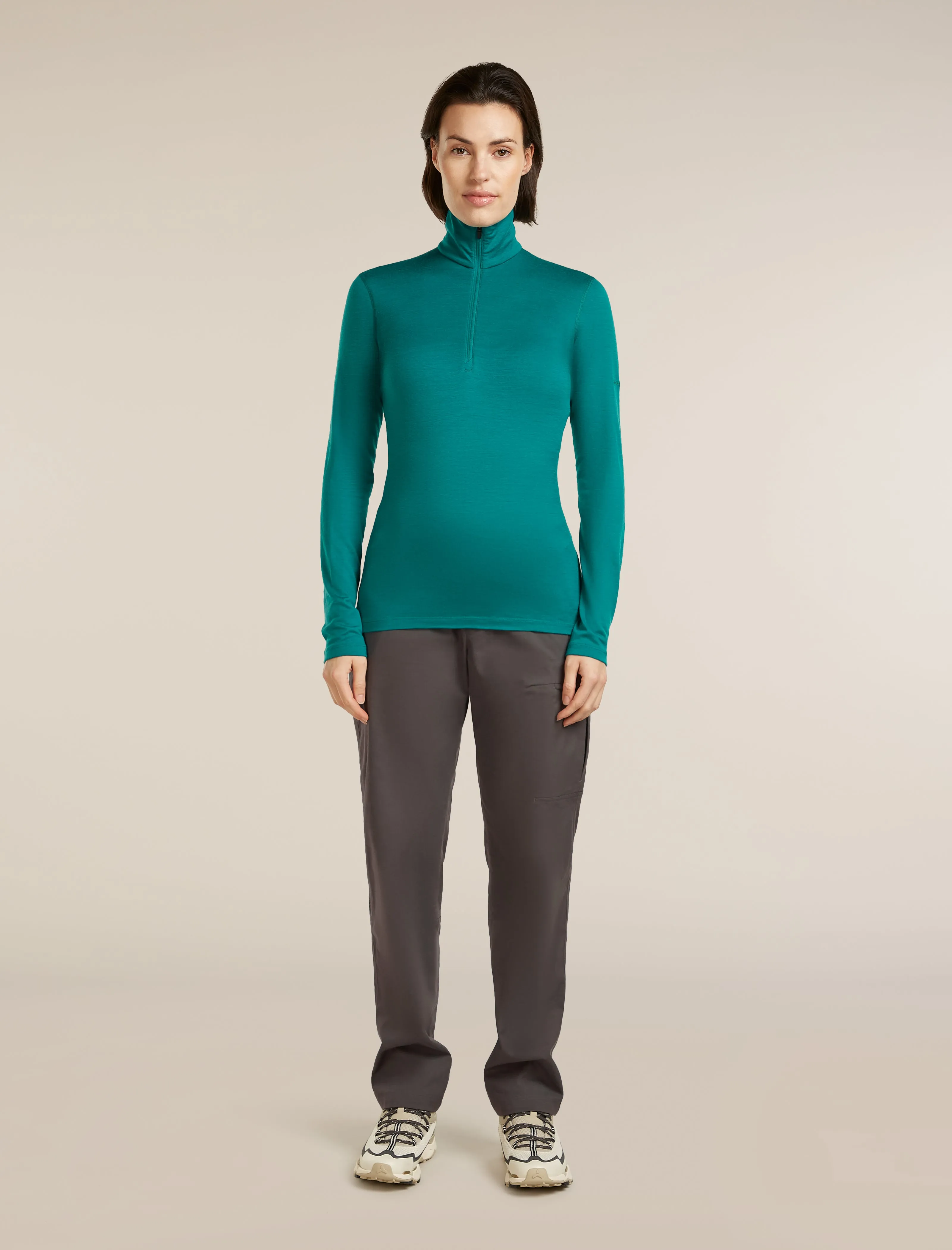Women's Merino 200 Oasis Long Sleeve Half Zip sold by Icebreaker product image thumbnail 3