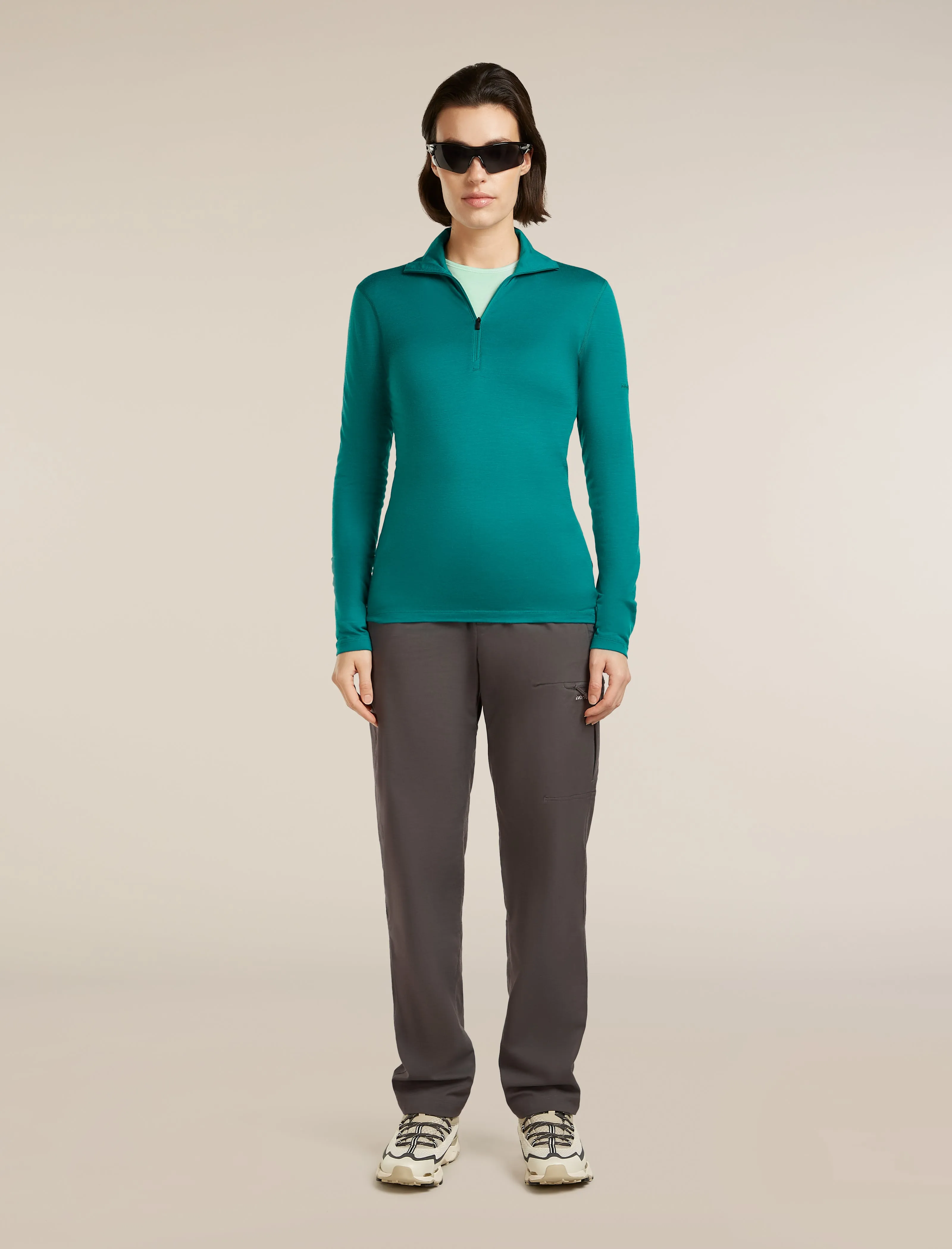 Women's Merino 200 Oasis Long Sleeve Half Zip sold by Icebreaker product image thumbnail 4