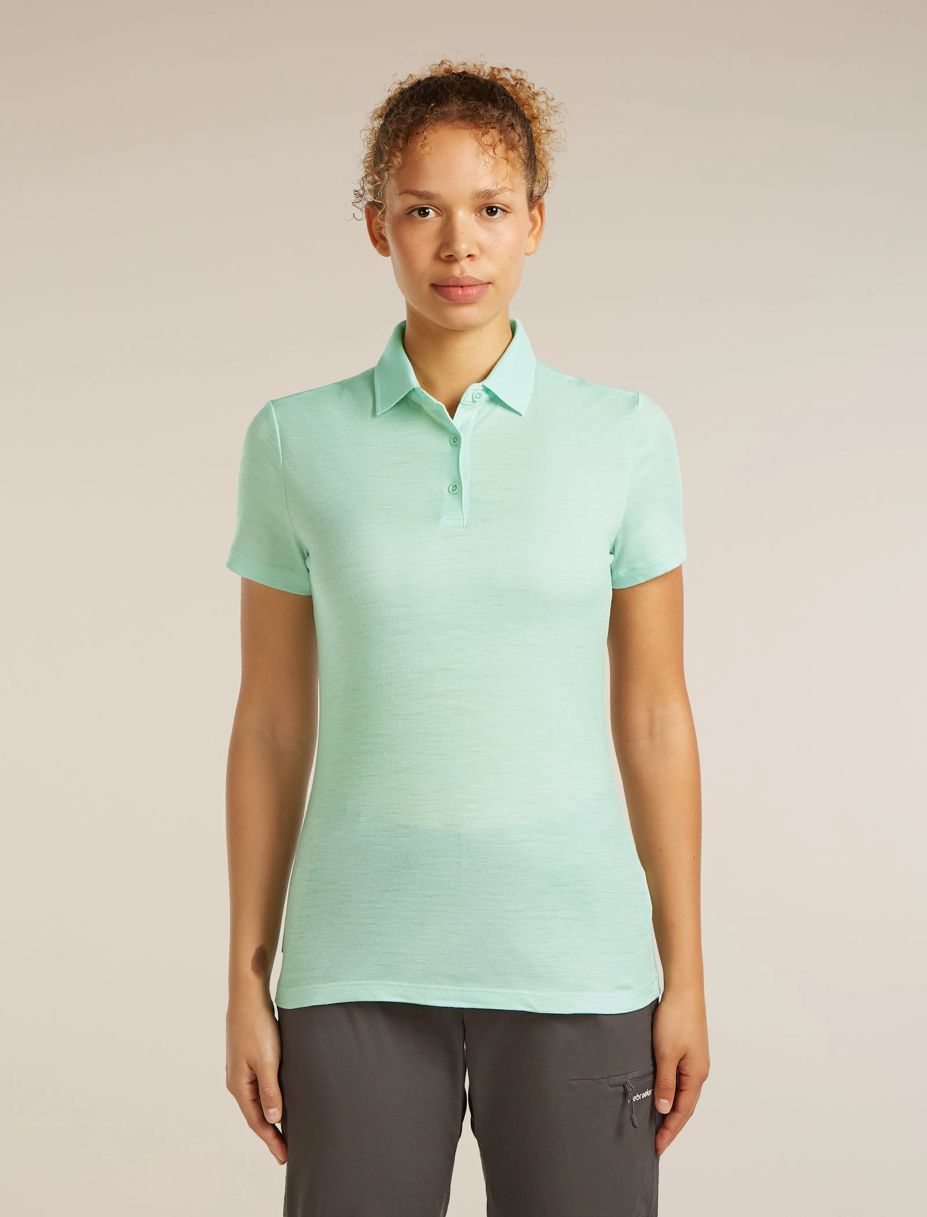 Women's Merino 150 Tech Lite Short Sleeve Polo sold by Icebreaker