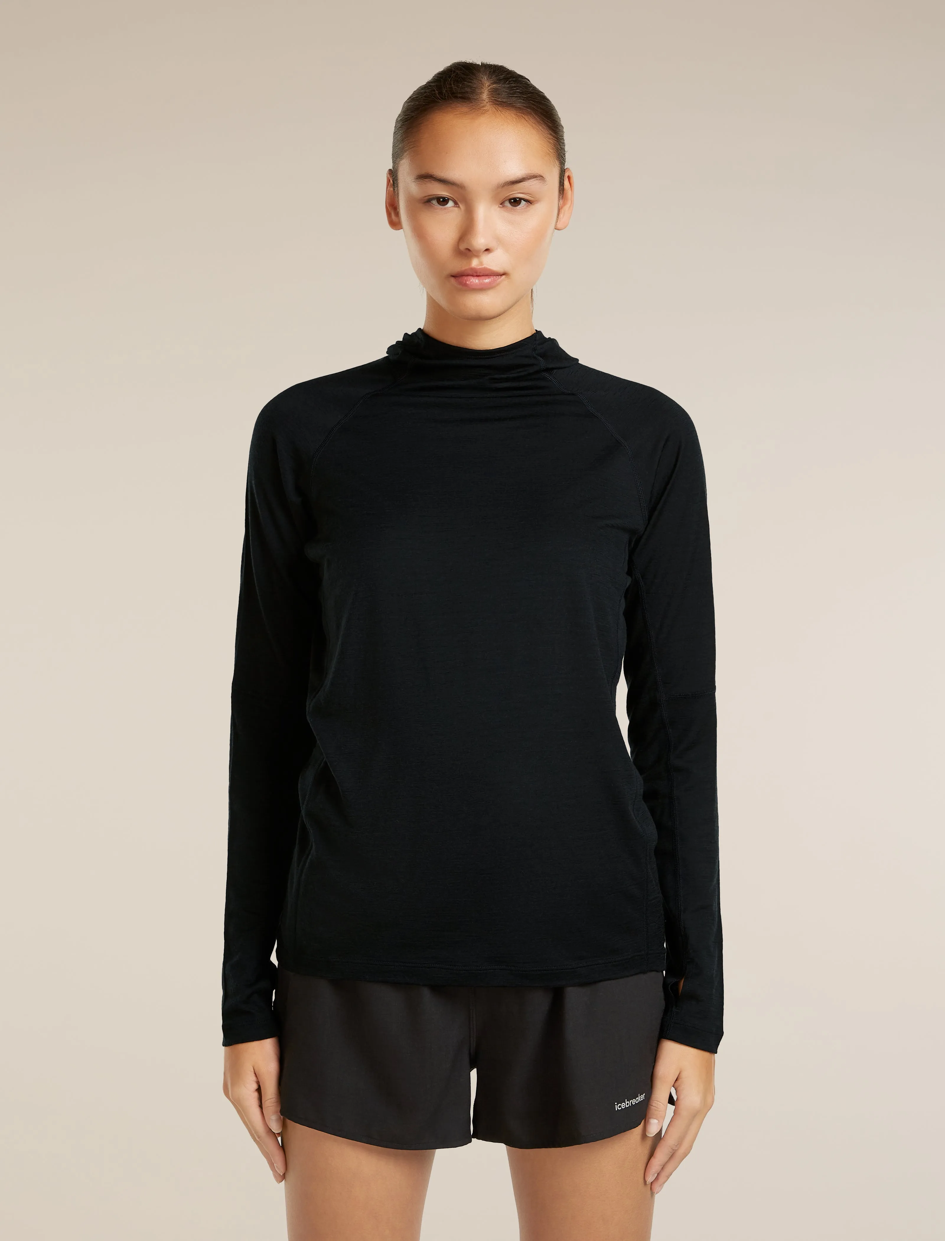 Women's 150 MerinoFine™ Ace Long Sleeve Hoodie UPF sold by Icebreaker