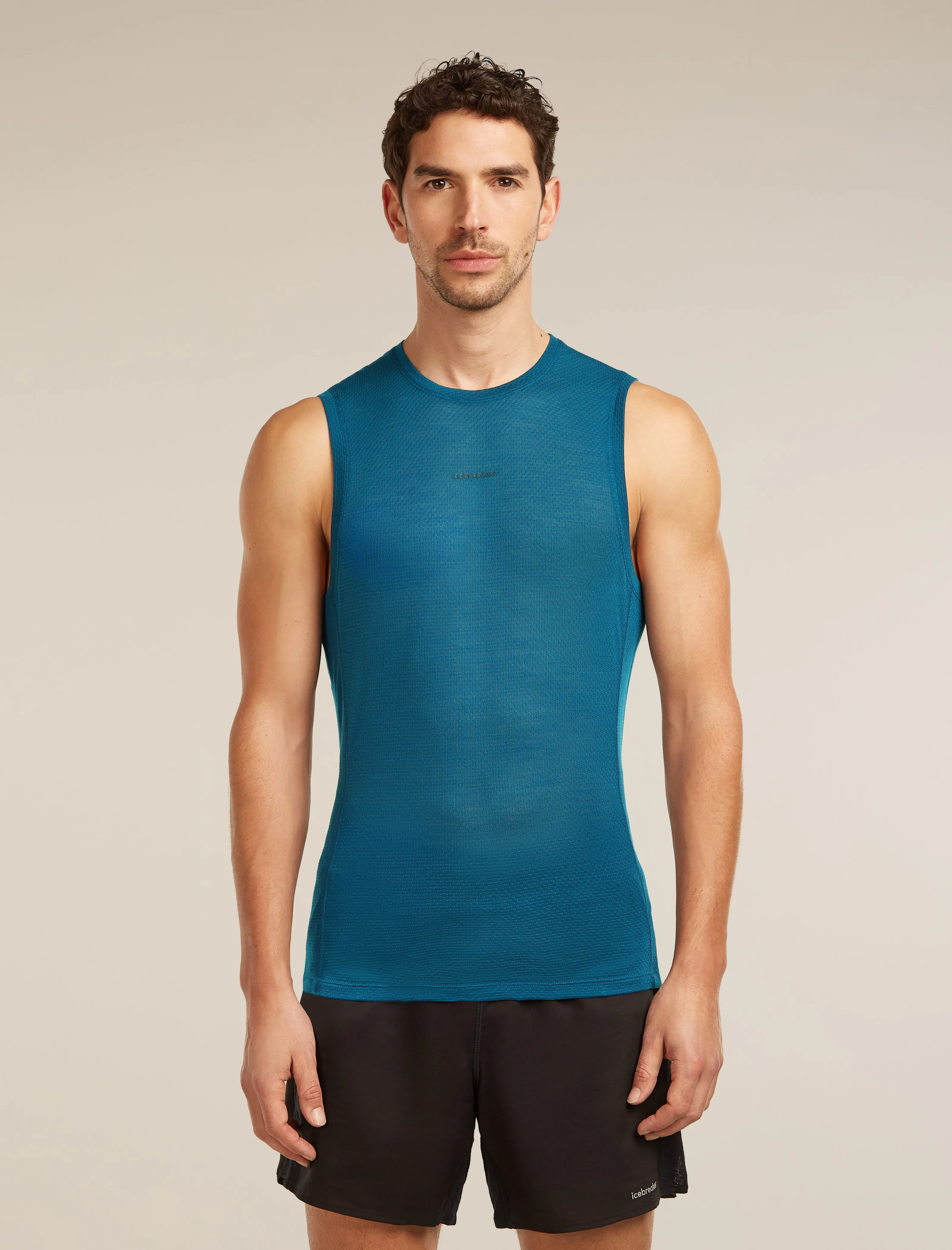 Men's Merino Blend 75 Cool-Lite™ Featherlight™ Tank sold by Icebreaker
