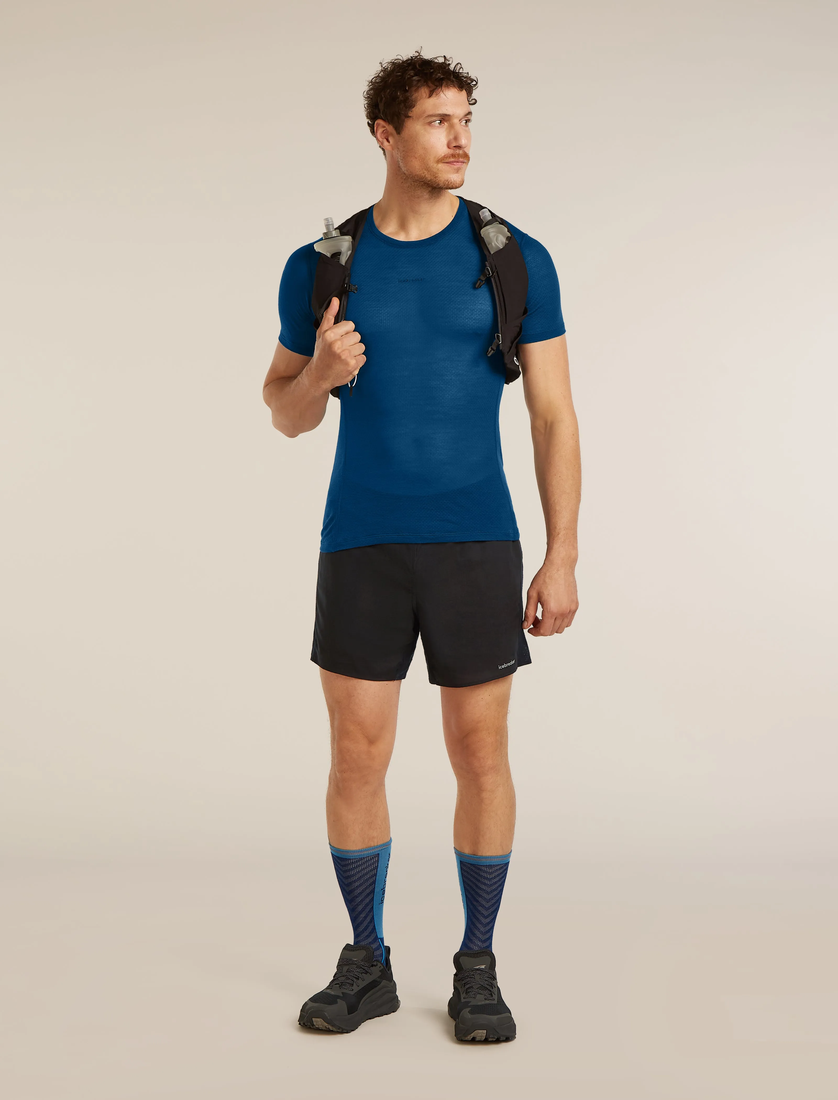 Men's Merino Blend 75 Cool-Lite™ Featherlight™ Short Sleeve Crewe sold by Icebreaker product image thumbnail 4