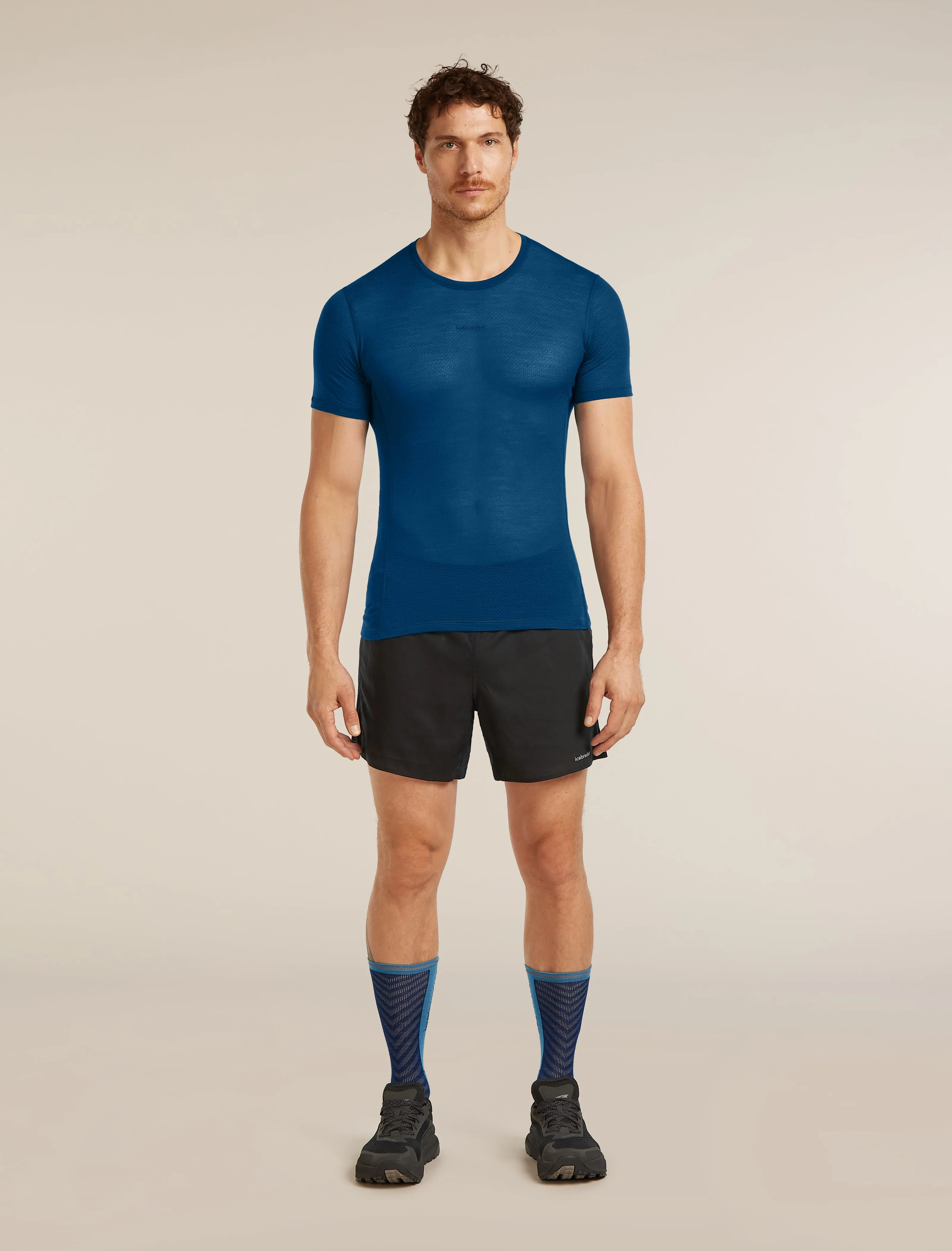 Men's Merino Blend 75 Cool-Lite™ Featherlight™ Short Sleeve Crewe sold by Icebreaker product image thumbnail 3