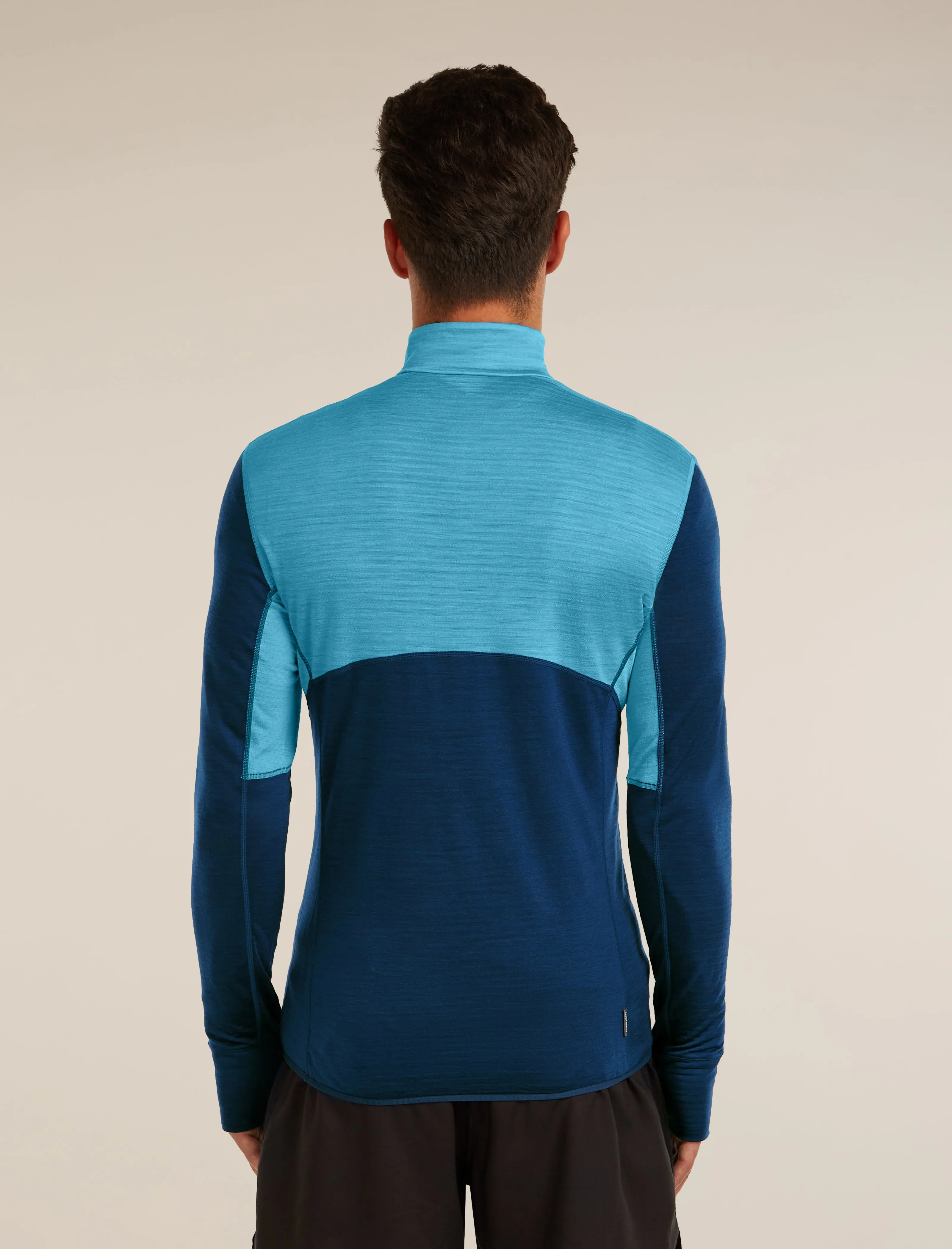 Men's Merino Blend 200 RealFleece™ Descender Long Sleeve Half Zip sold by Icebreaker product image thumbnail 2