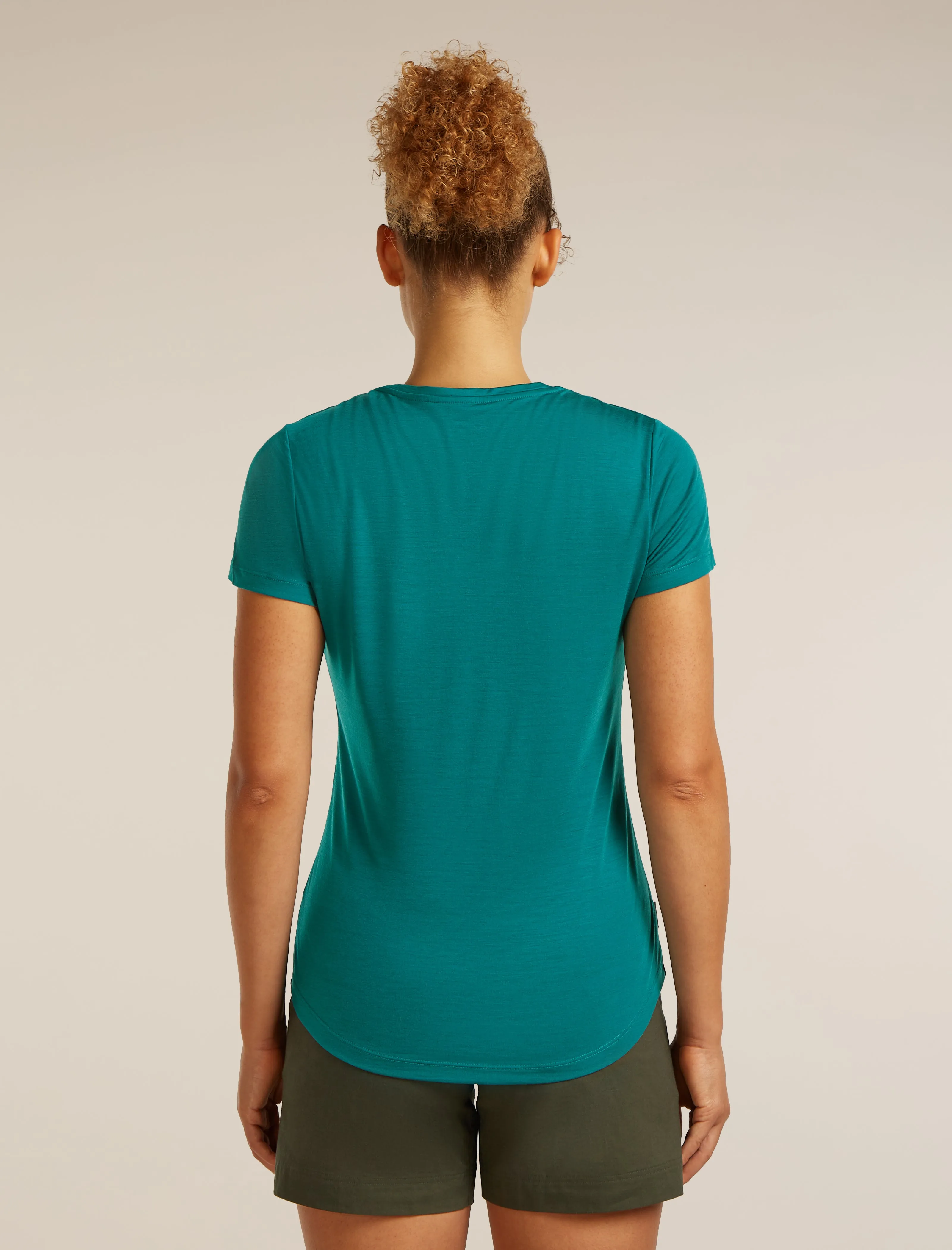 Women's Merino Blend 125 Cool-Lite™ Sphere Short Sleeve Scoop Tee sold by Icebreaker product image thumbnail 2