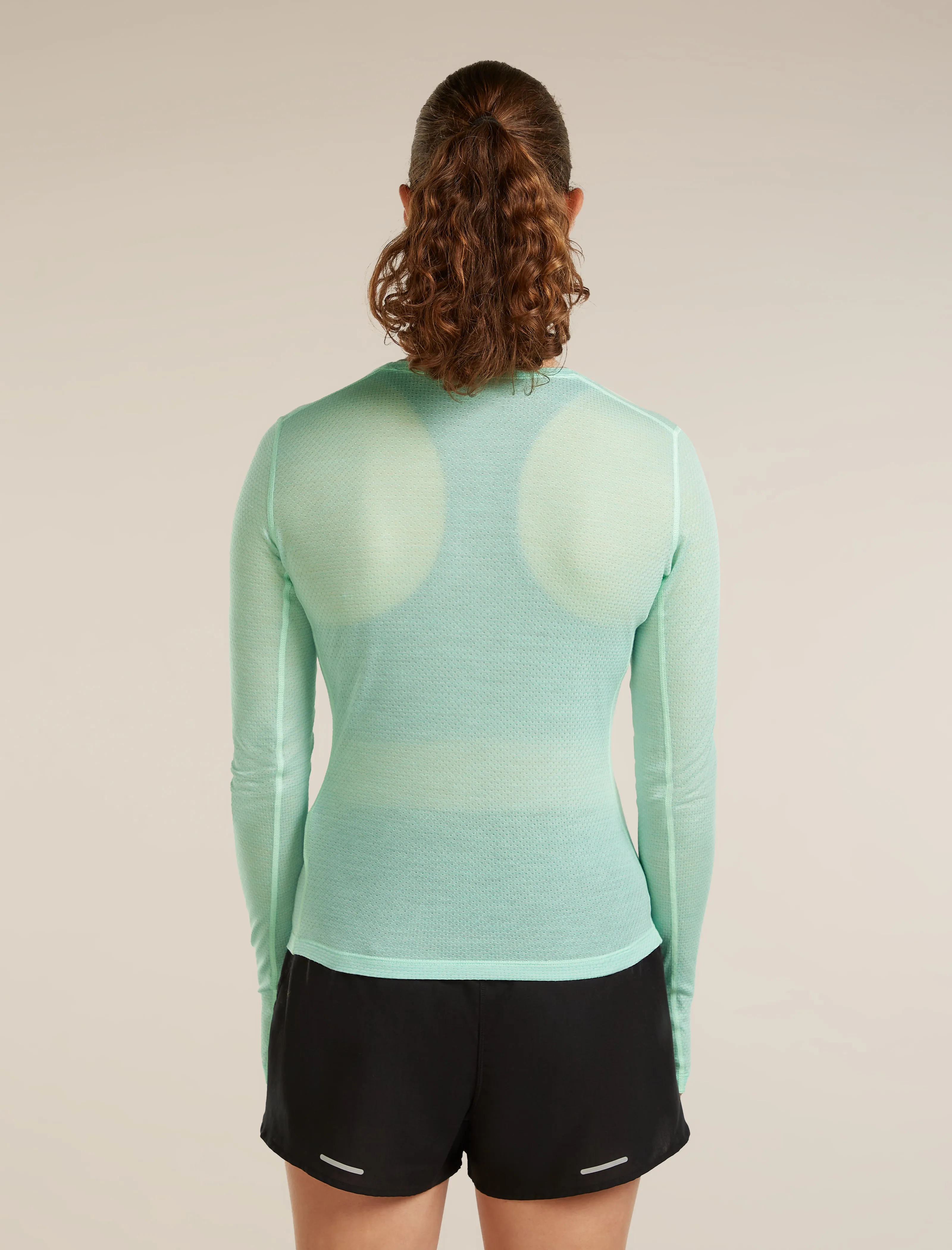 Women's Merino Blend 75 Cool-Lite™ Featherlight™ Long Sleeve Crewe sold by Icebreaker product image thumbnail 2