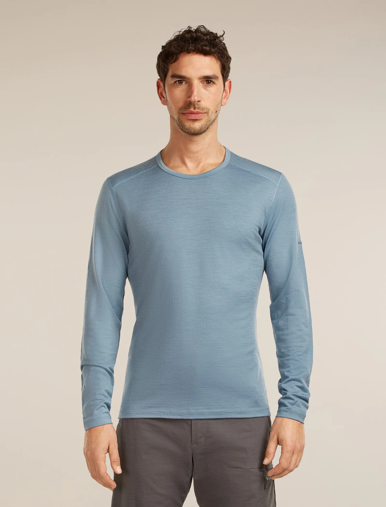 Men's Merino 200 Oasis Long Sleeve Crewe sold by Icebreaker