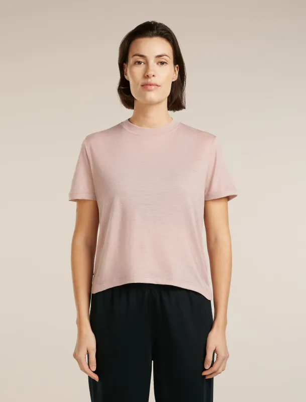 Women's Merino 150 Tech Lite Short Sleeve Crop Tee sold by Icebreaker