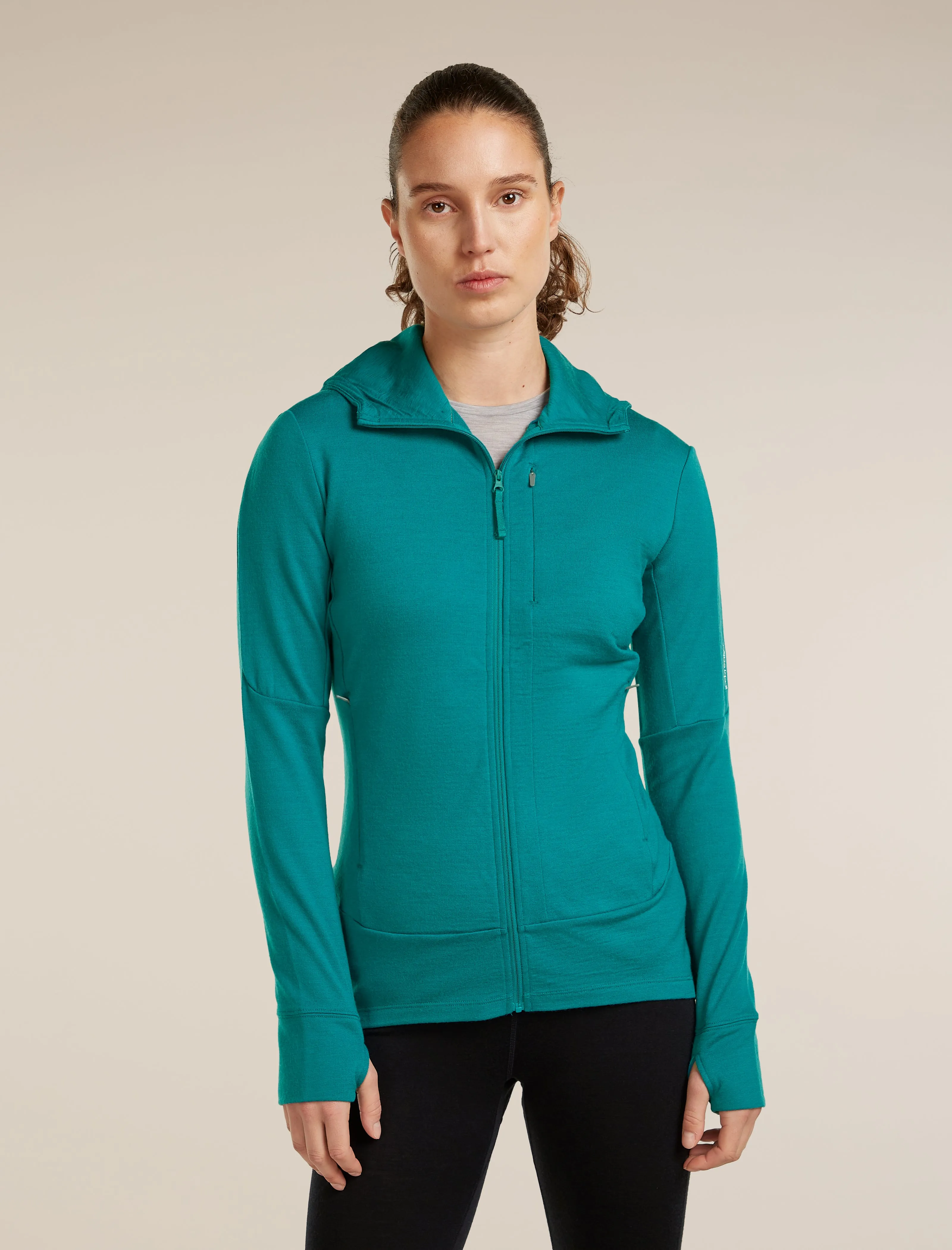 Women's Merino 260 Quantum Long Sleeve Zip Hoodie sold by Icebreaker