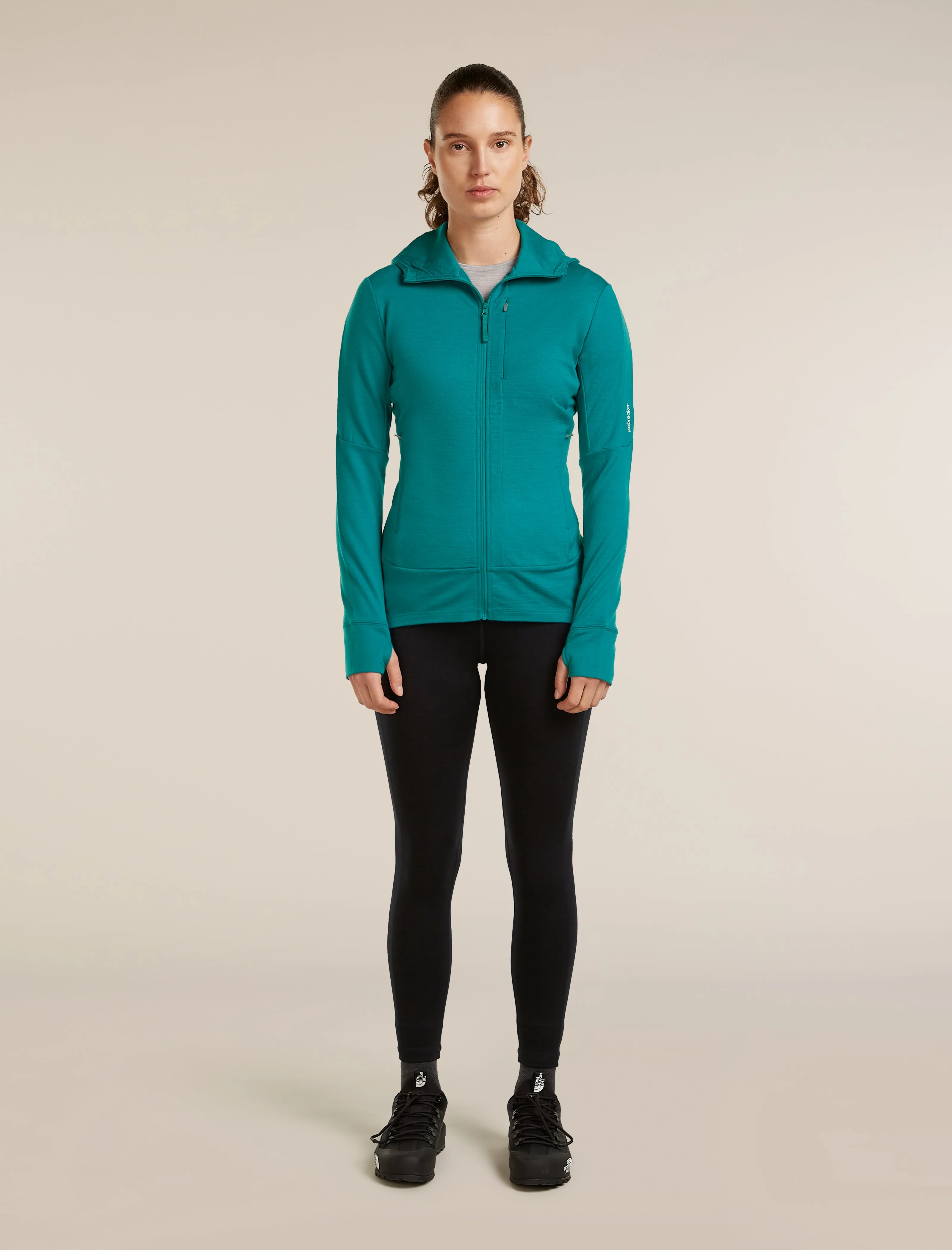 Women's Merino 260 Quantum Long Sleeve Zip Hoodie sold by Icebreaker product image thumbnail 3