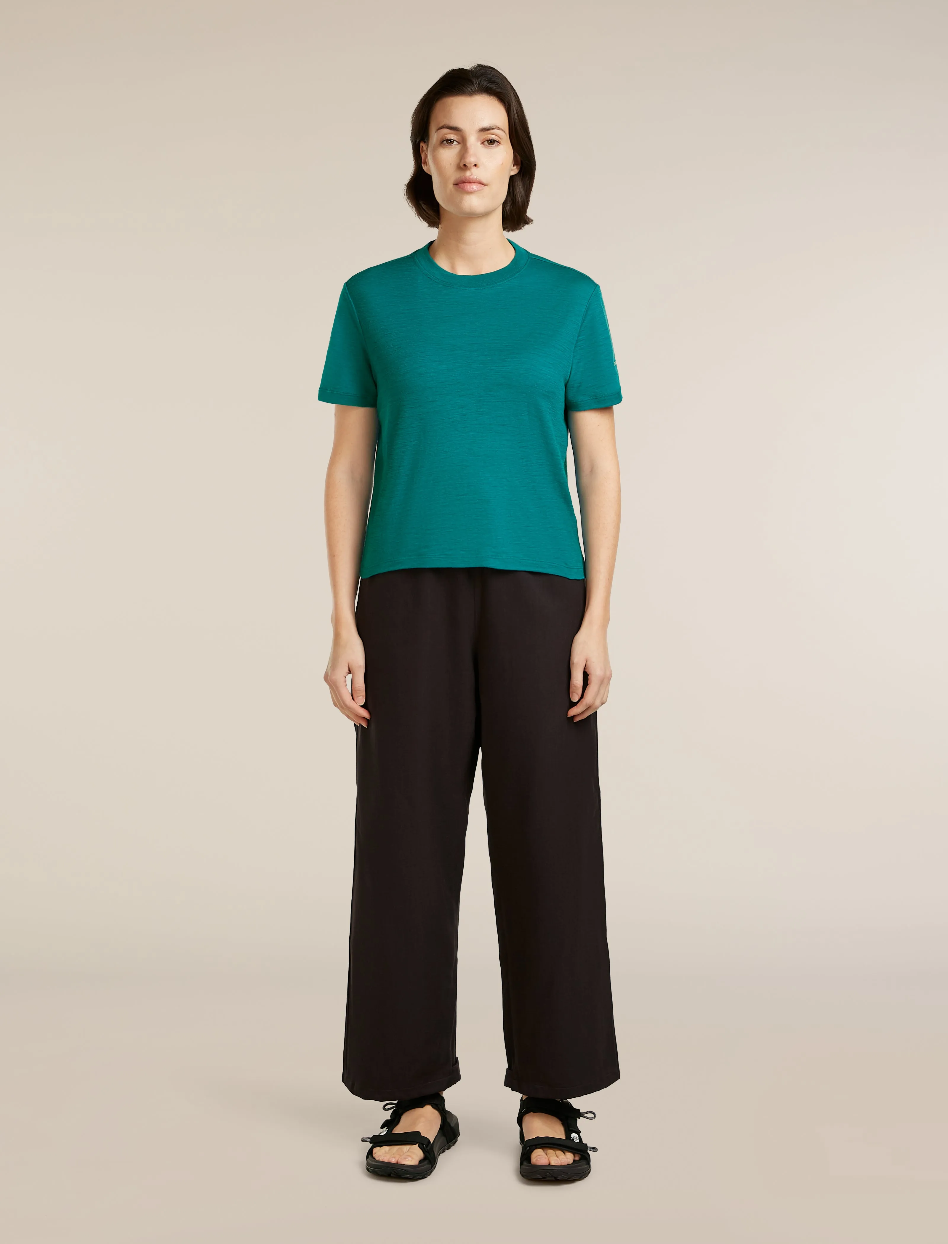 Women's Merino 150 Tech Lite Short Sleeve Crop Tee sold by Icebreaker product image thumbnail 3