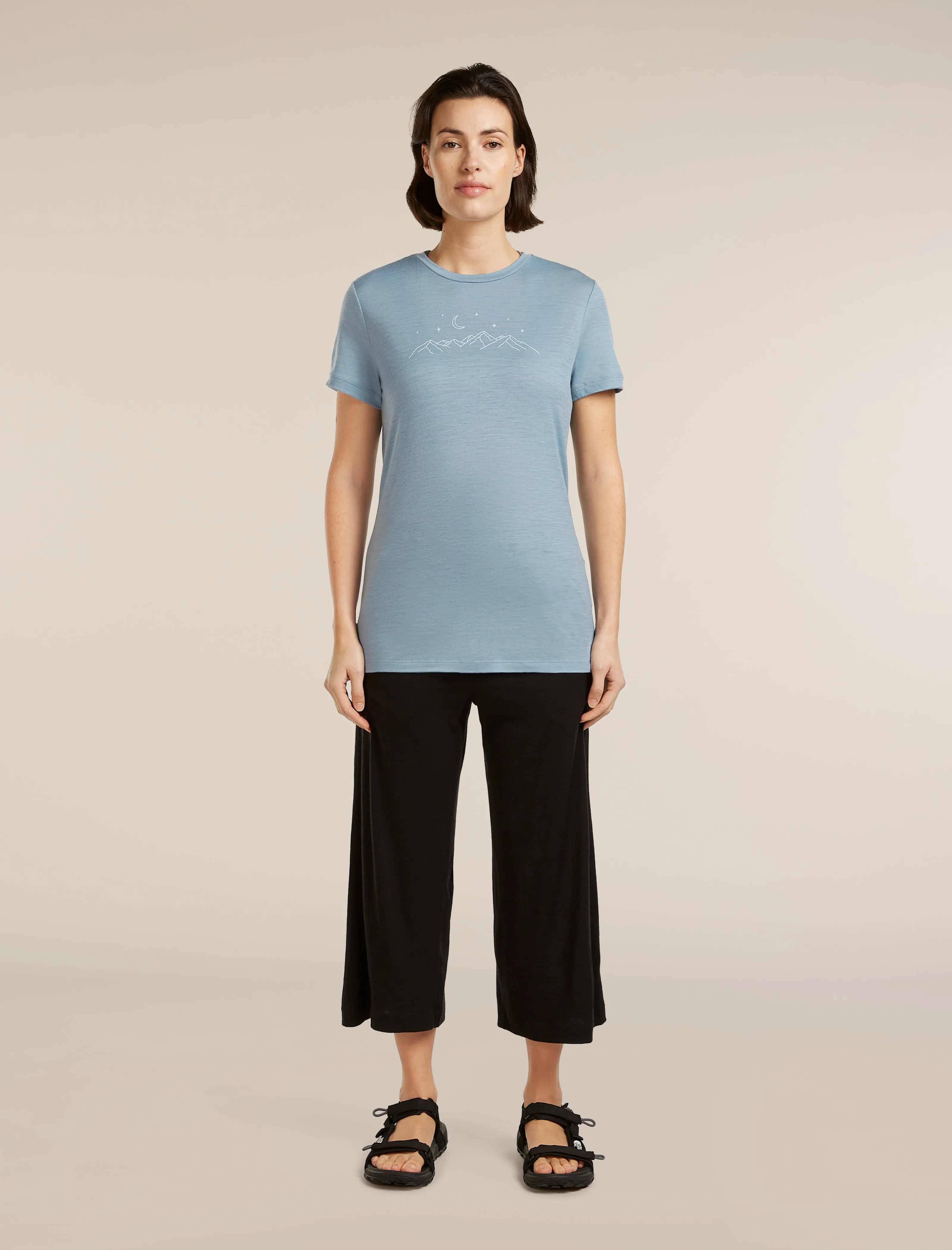 Women's Merino 150 Tech Lite Short Sleeve Tee Sparkling Stars sold by Icebreaker product image thumbnail 3