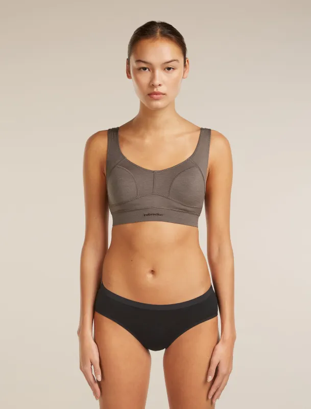 Women's Merino Queens Clasp Bra sold by Icebreaker