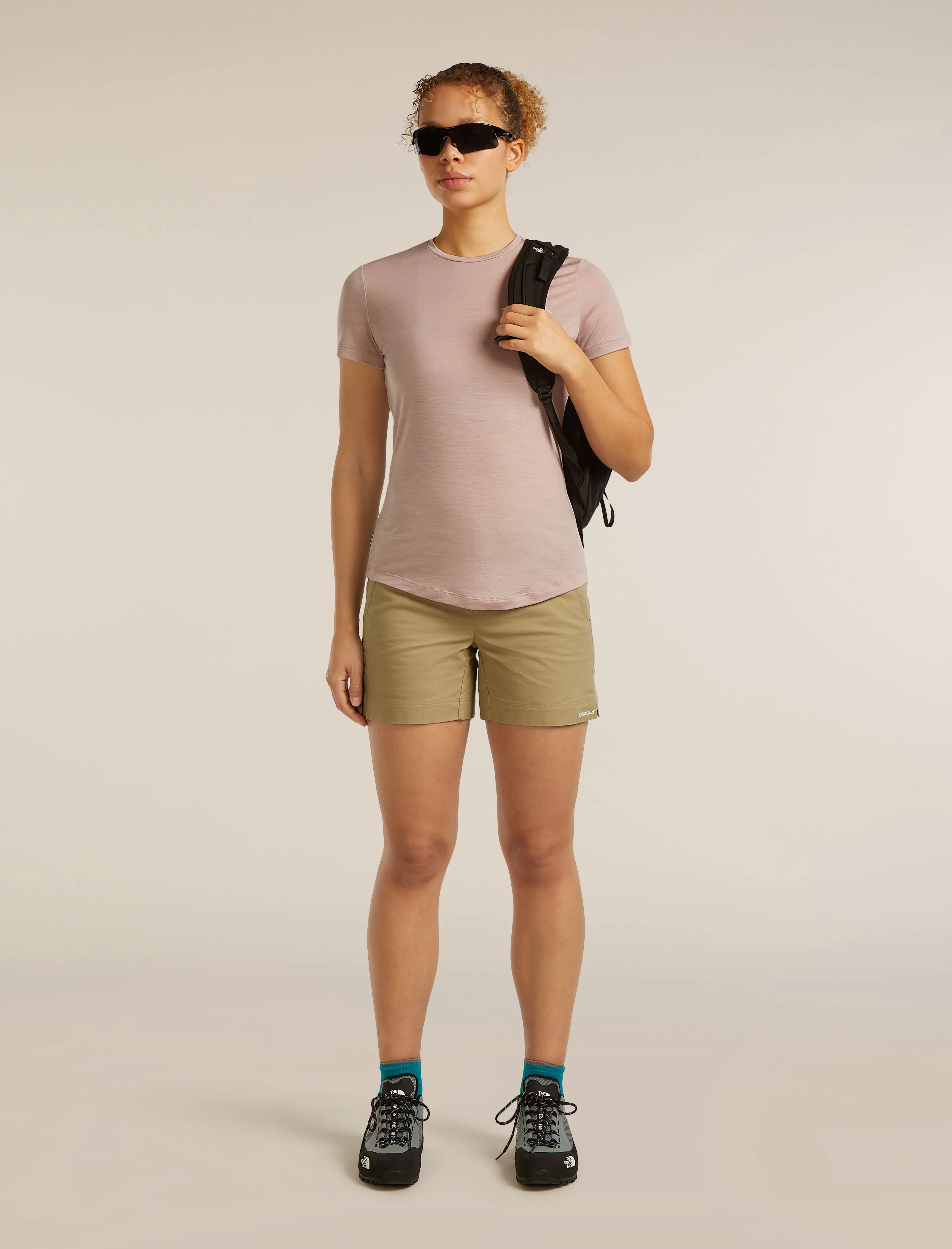 Women's Merino Blend 125 Cool-Lite™ Sphere Short Sleeve T-Shirt Across the Peaks sold by Icebreaker product image thumbnail 4