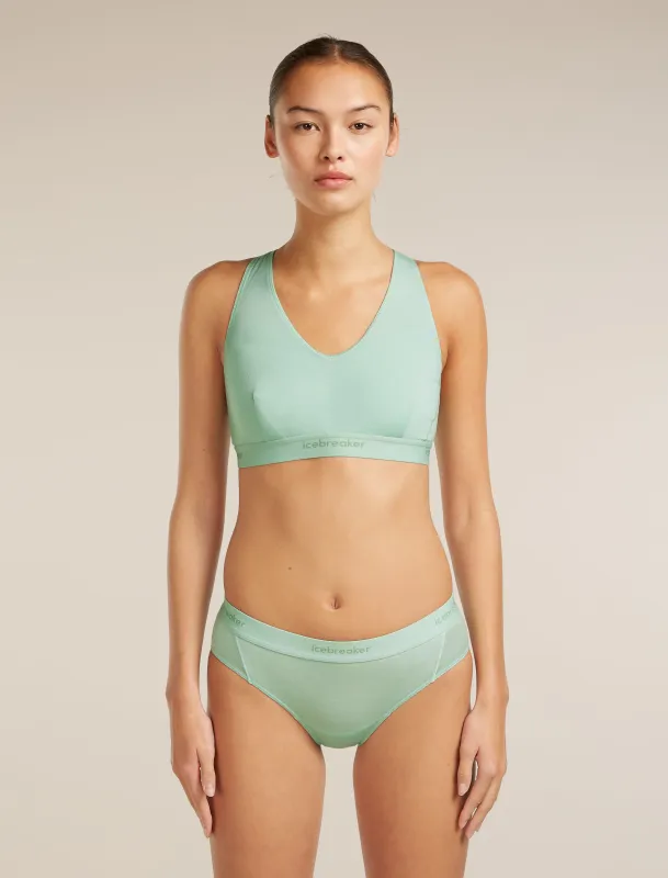 Women's Merino Blend 125 Cool-Lite™ Sprite Racerback Bra sold by Icebreaker