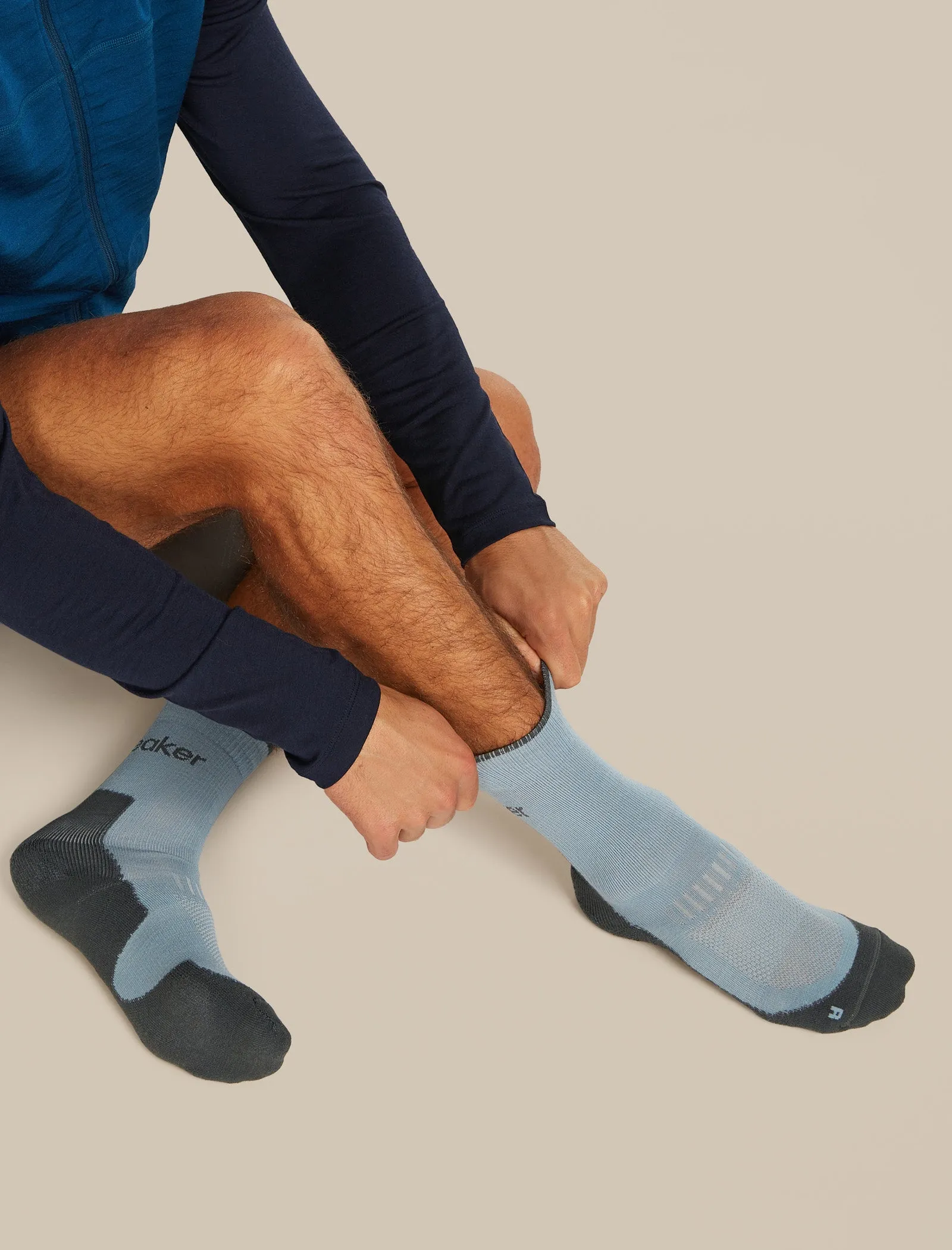 Men's Merino Hike+ Light Crew Socks sold by Icebreaker product image thumbnail 2