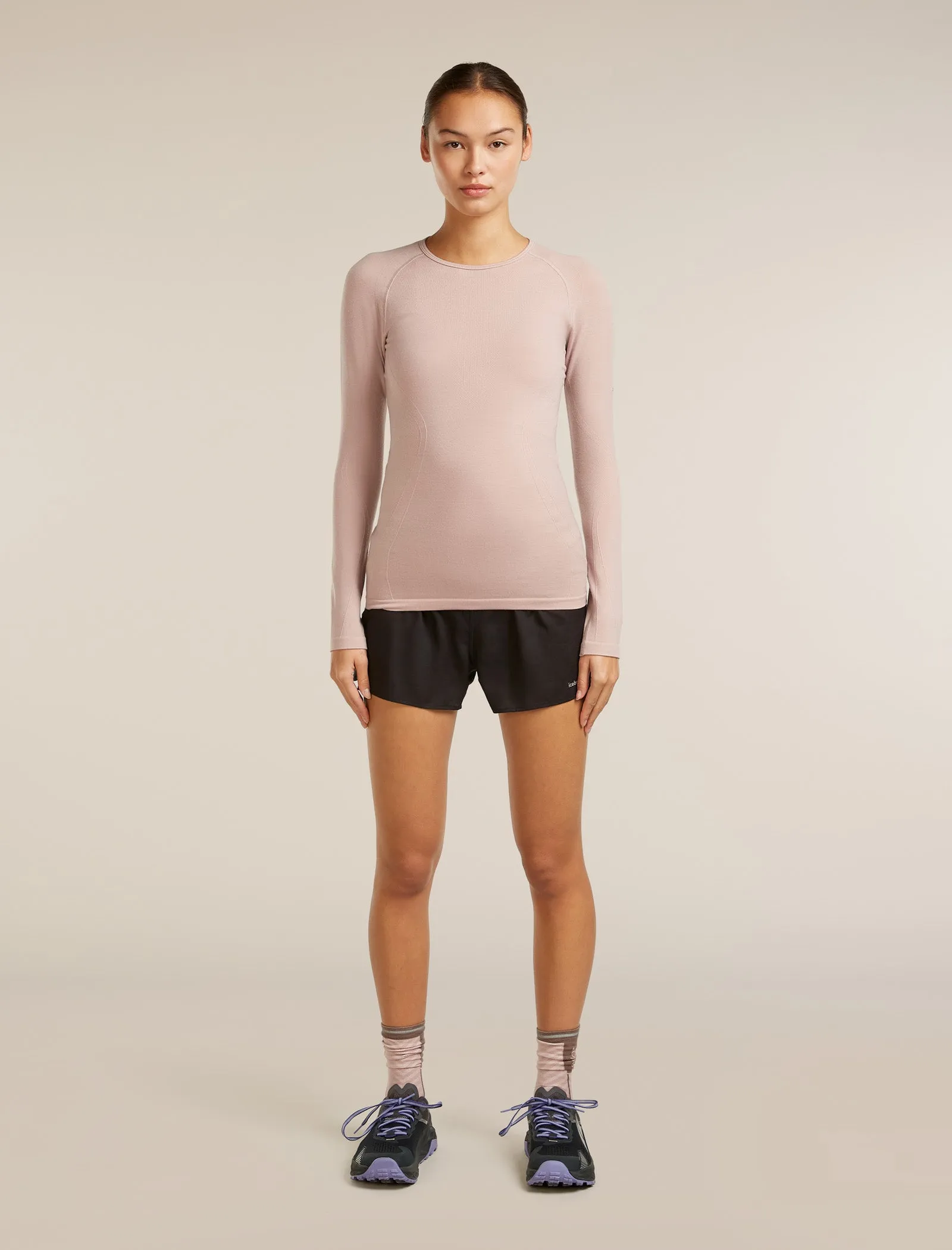 Women's Merino Blend 260 ZoneKnit™ Seamless Long Sleeve Crewe Thermal Top sold by Icebreaker product image thumbnail 3