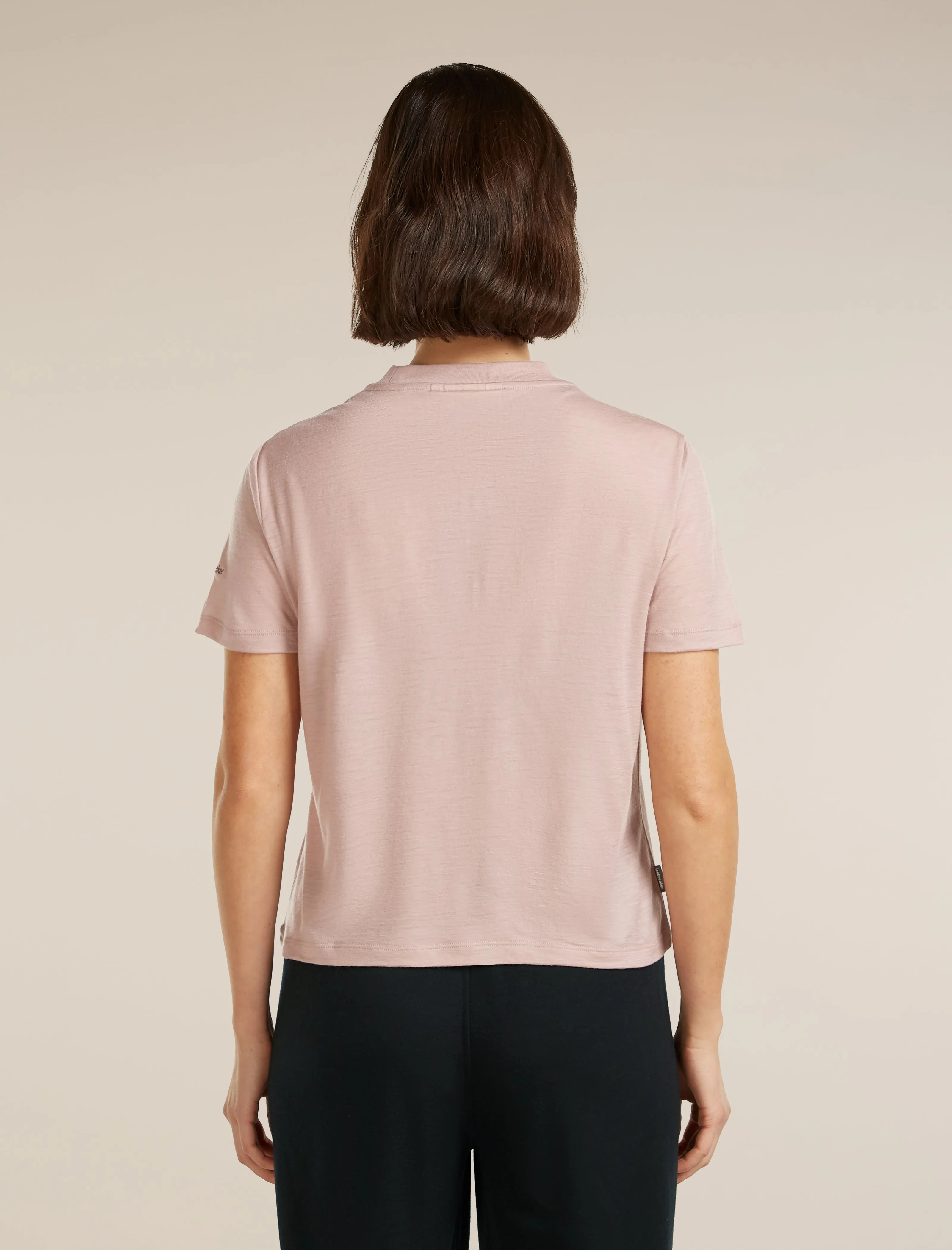 Women's Merino 150 Tech Lite Short Sleeve Crop Tee sold by Icebreaker product image thumbnail 2