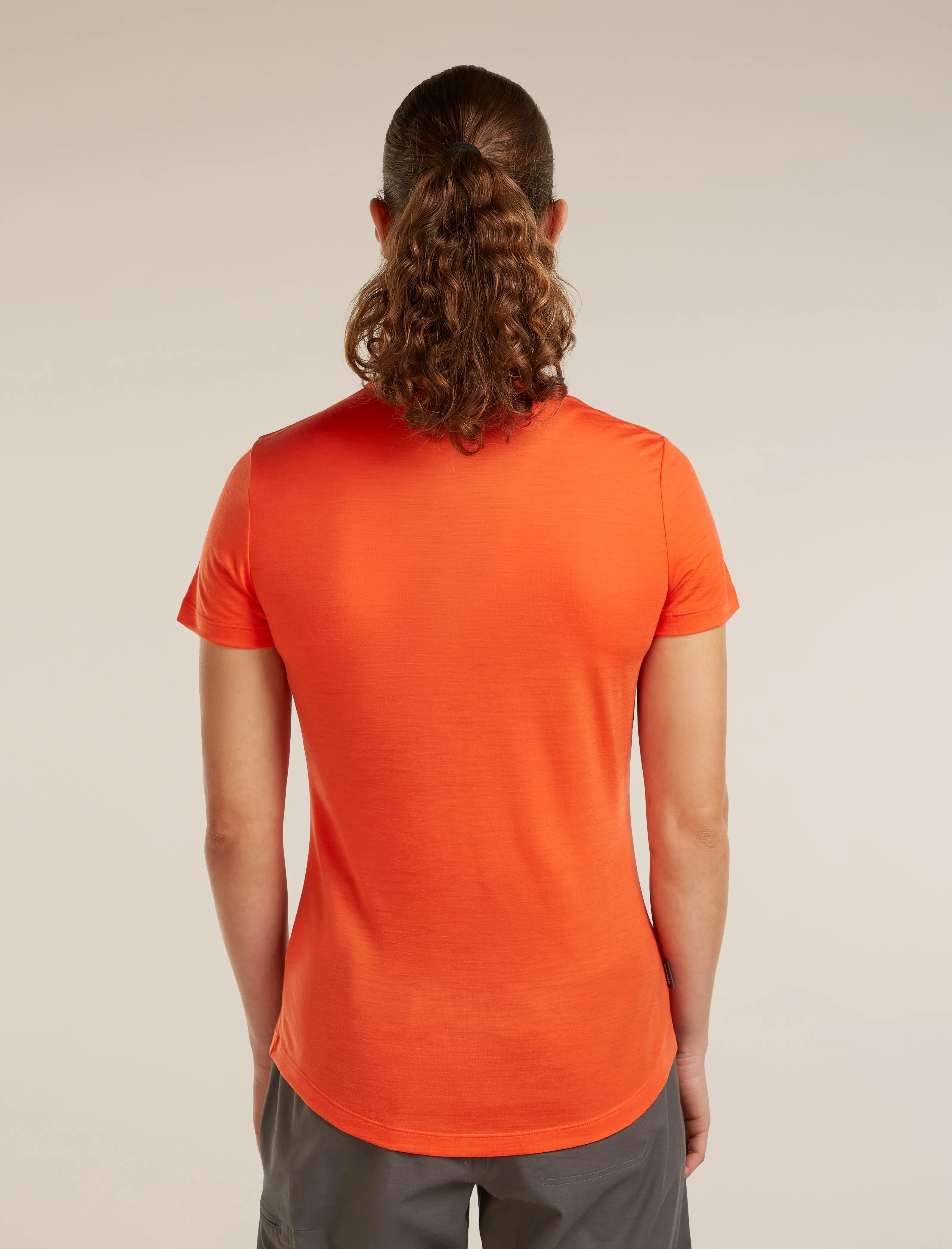 Women's Merino Blend 125 Cool-Lite™ Sphere Short Sleeve Tee Across The Peaks sold by Icebreaker product image thumbnail 2