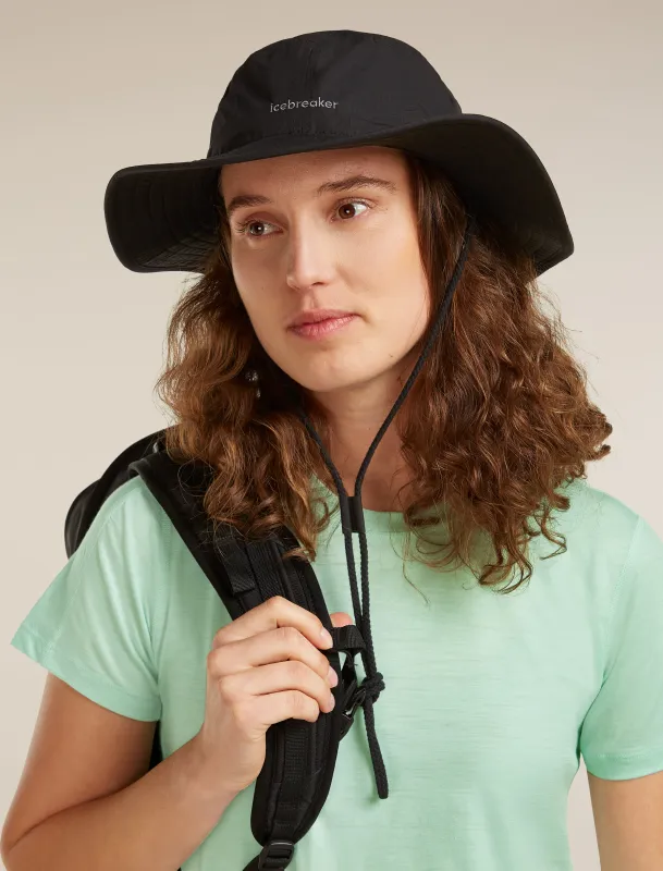 Unisex Shell+™ Cotton Windbreaker Wide-Brim Hat sold by Icebreaker