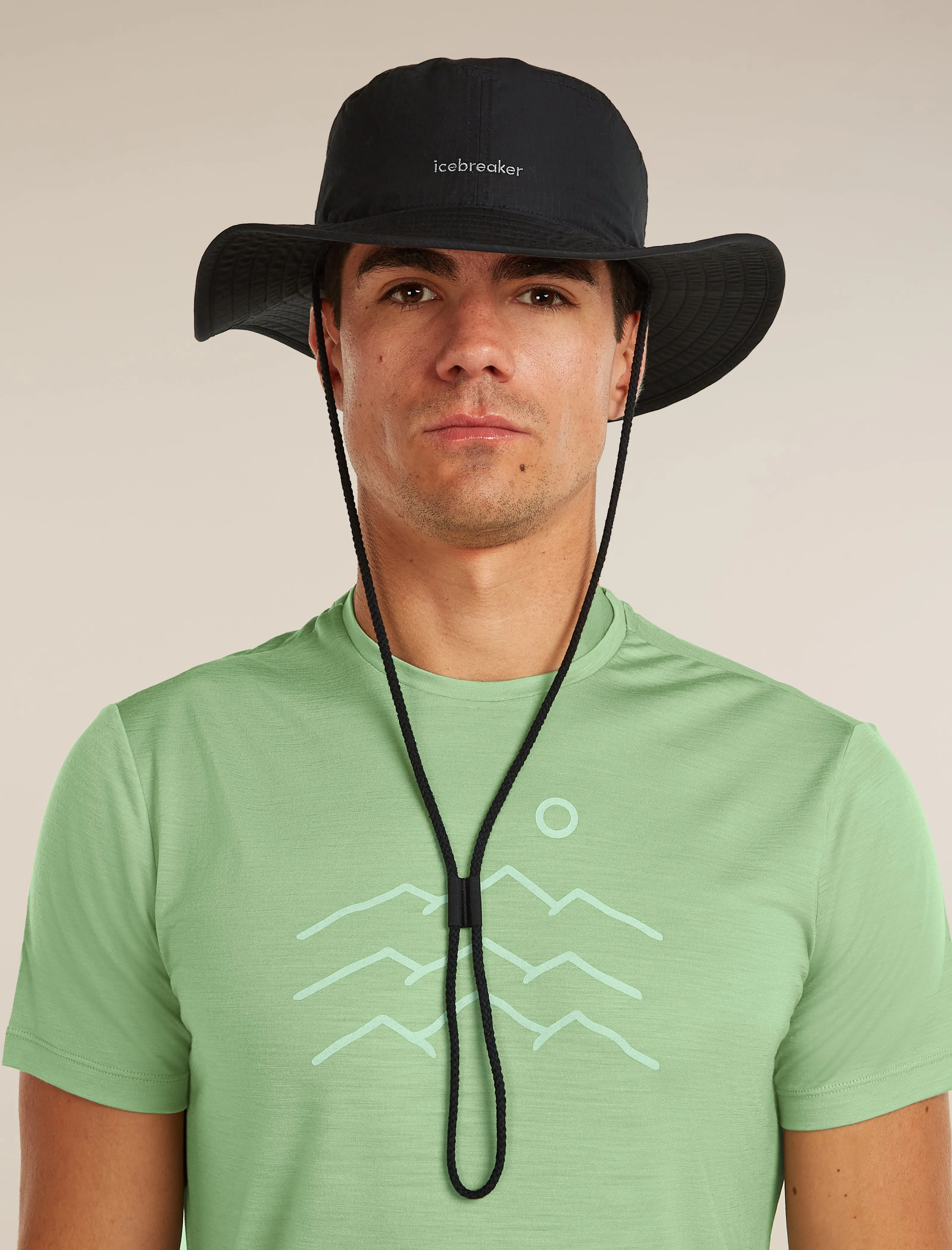 Unisex Shell+™ Cotton Windbreaker Wide-Brim Hat sold by Icebreaker product image thumbnail 2