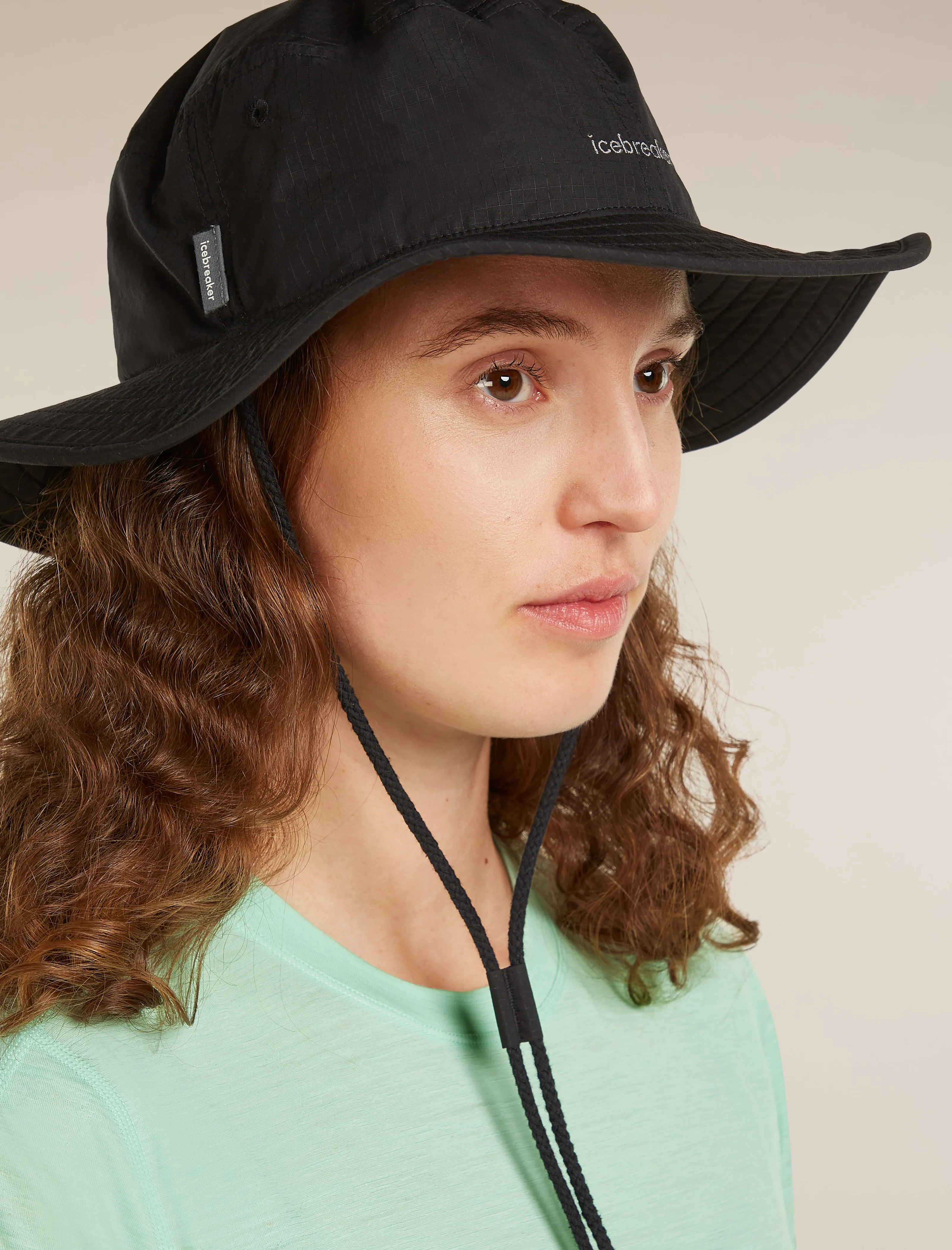 Unisex Shell+™ Cotton Windbreaker Wide-Brim Hat sold by Icebreaker product image thumbnail 4