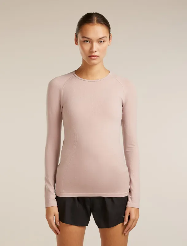 Women's Merino Blend 260 ZoneKnit™ Seamless Long Sleeve Crewe Thermal Top made by Icebreaker