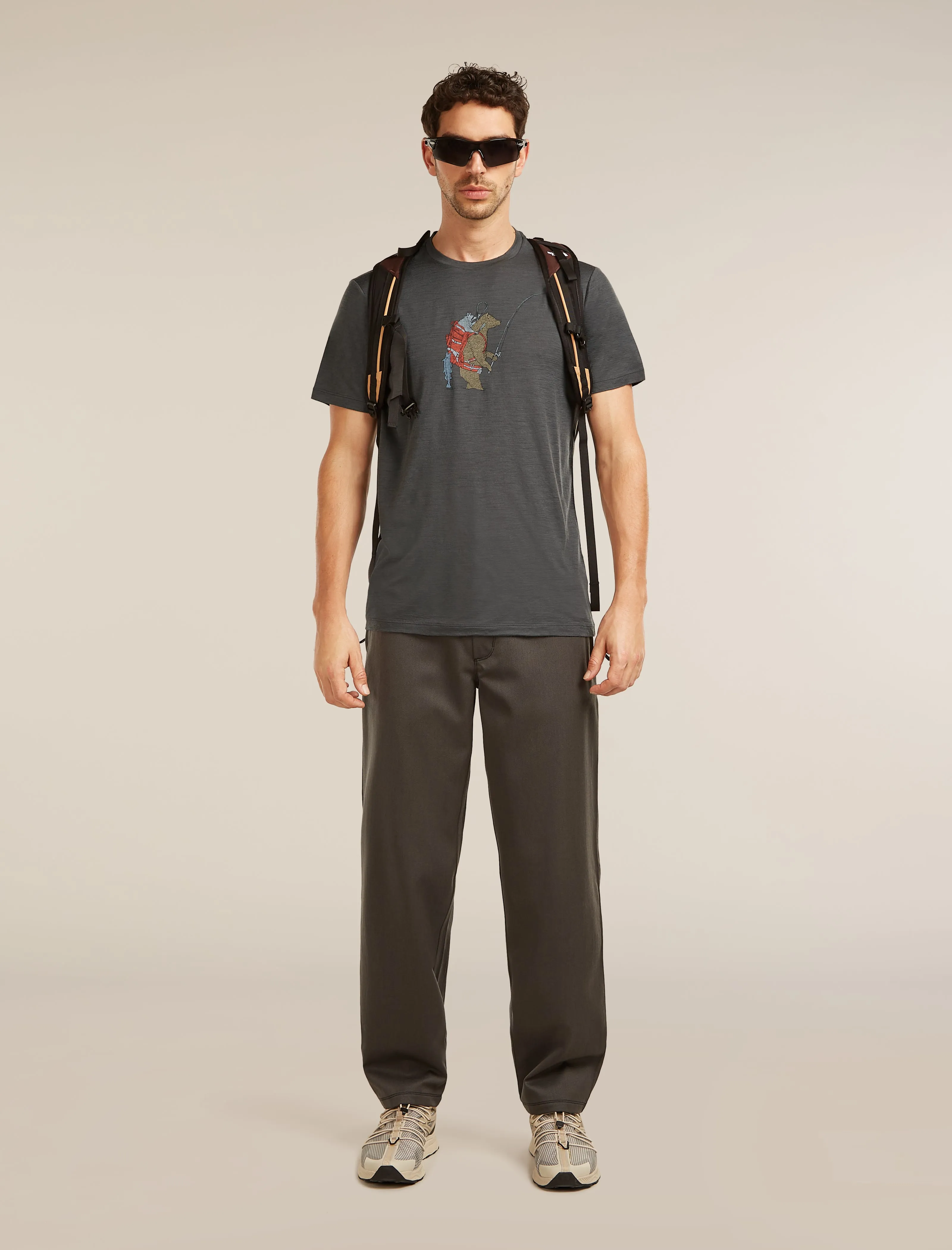 Men's Merino 150 Tech Lite Short Sleeve Tee Bear Catch sold by Icebreaker product image thumbnail 4