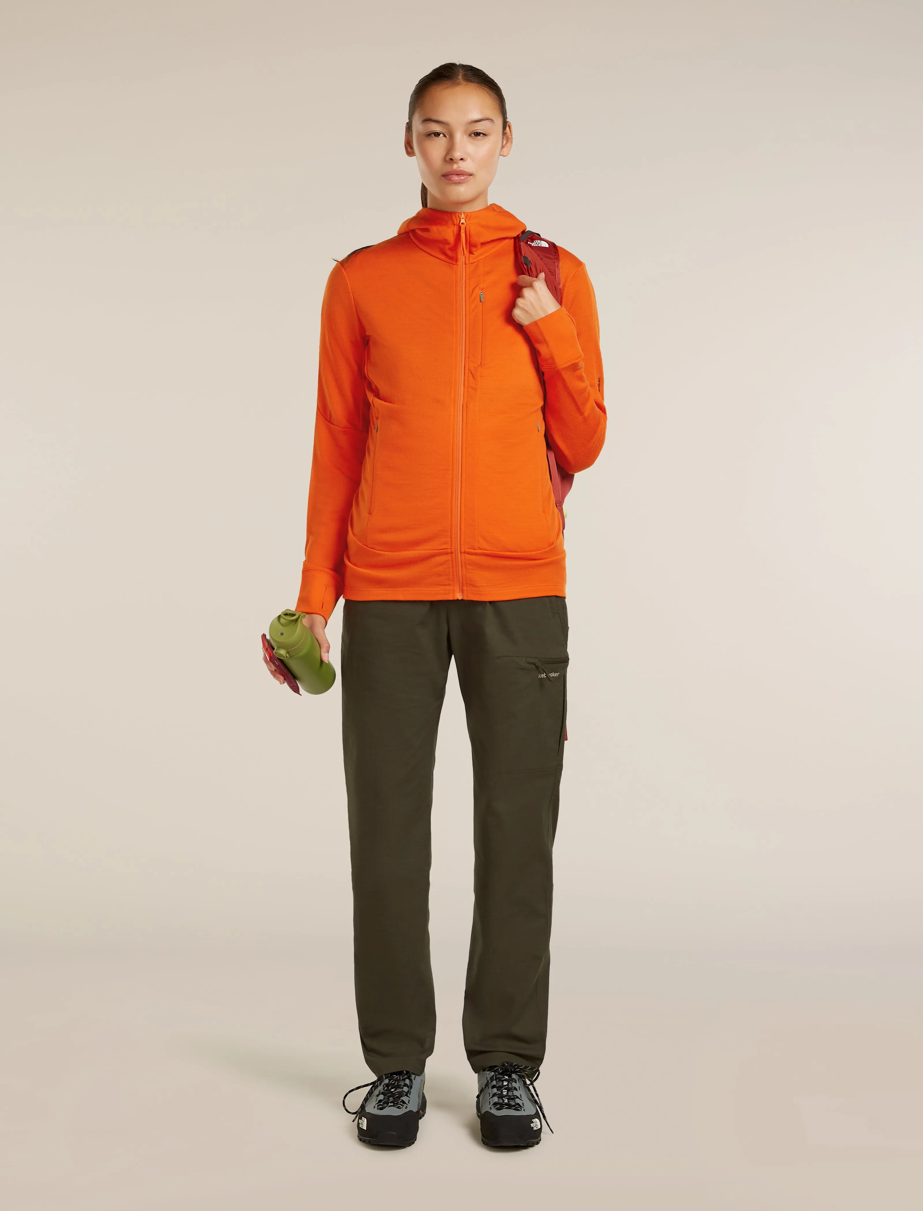 Women's Merino 260 Quantum Long Sleeve Zip Hoodie sold by Icebreaker product image thumbnail 4