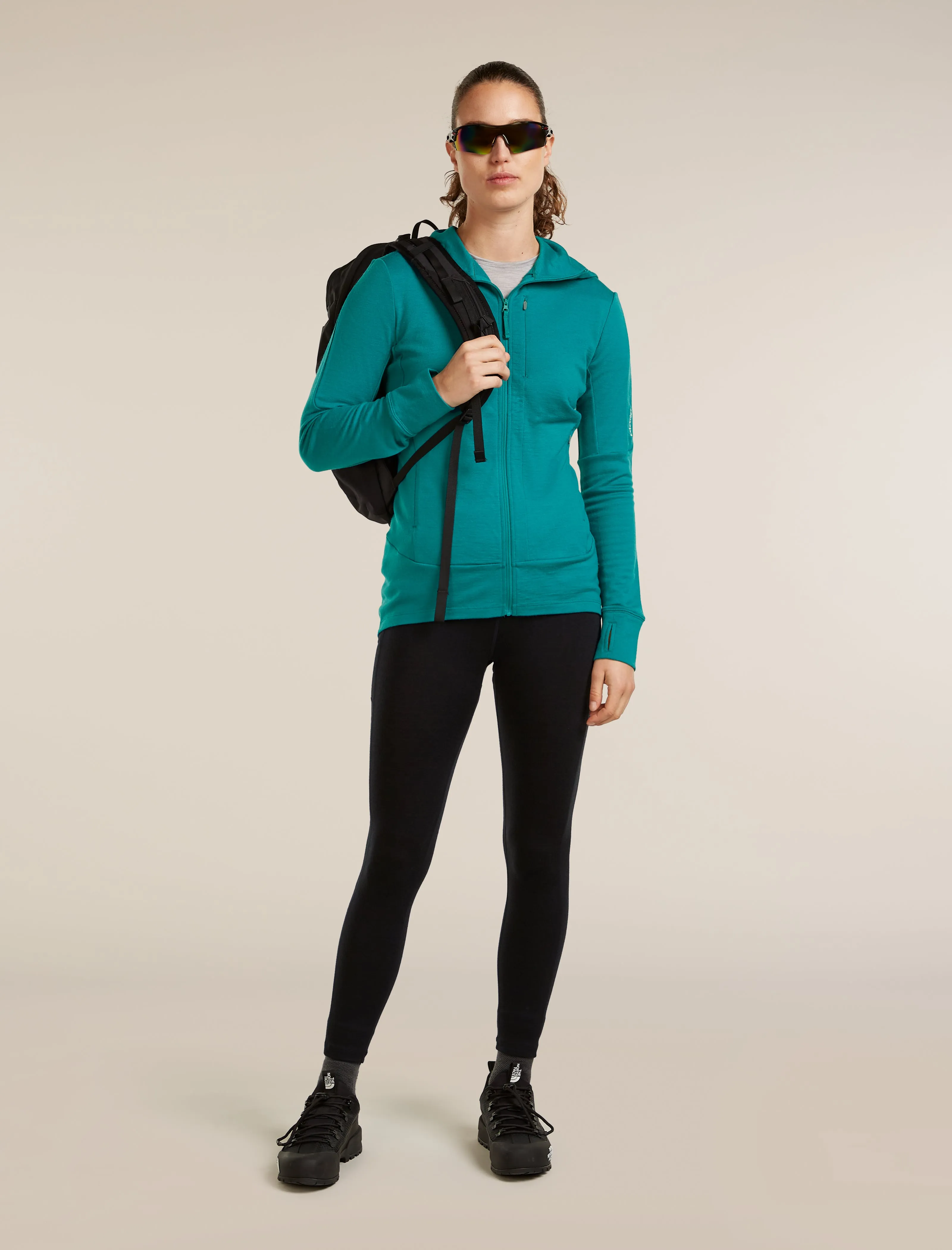 Women's Merino 260 Quantum Long Sleeve Zip Hoodie sold by Icebreaker product image thumbnail 4