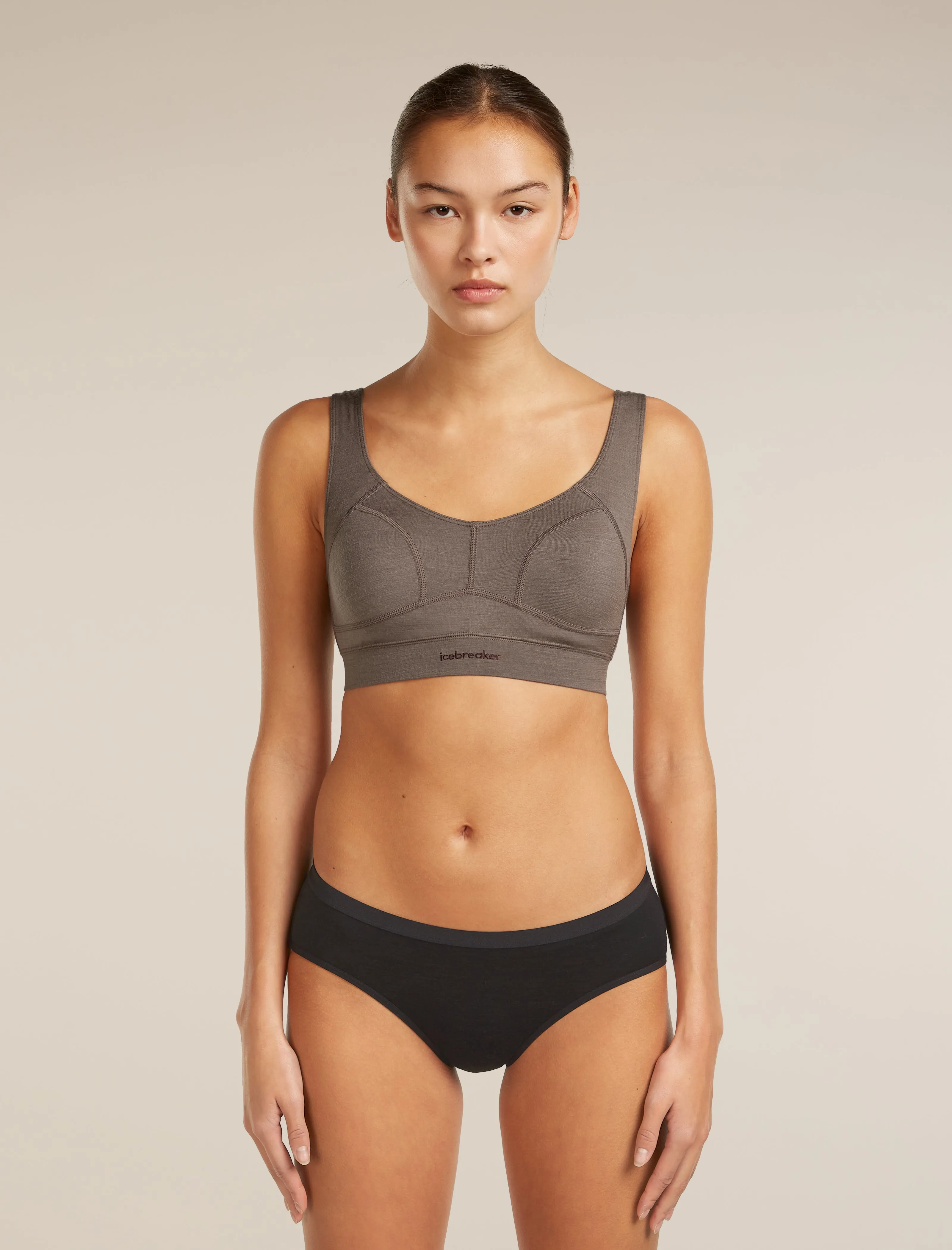 Women's Merino Queens Clasp Bra sold by Icebreaker