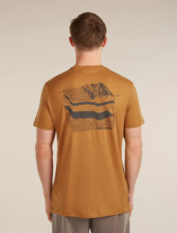 Men's Merino 150 Tech Lite Short Sleeve Tee Evolving Layers sold by Icebreaker