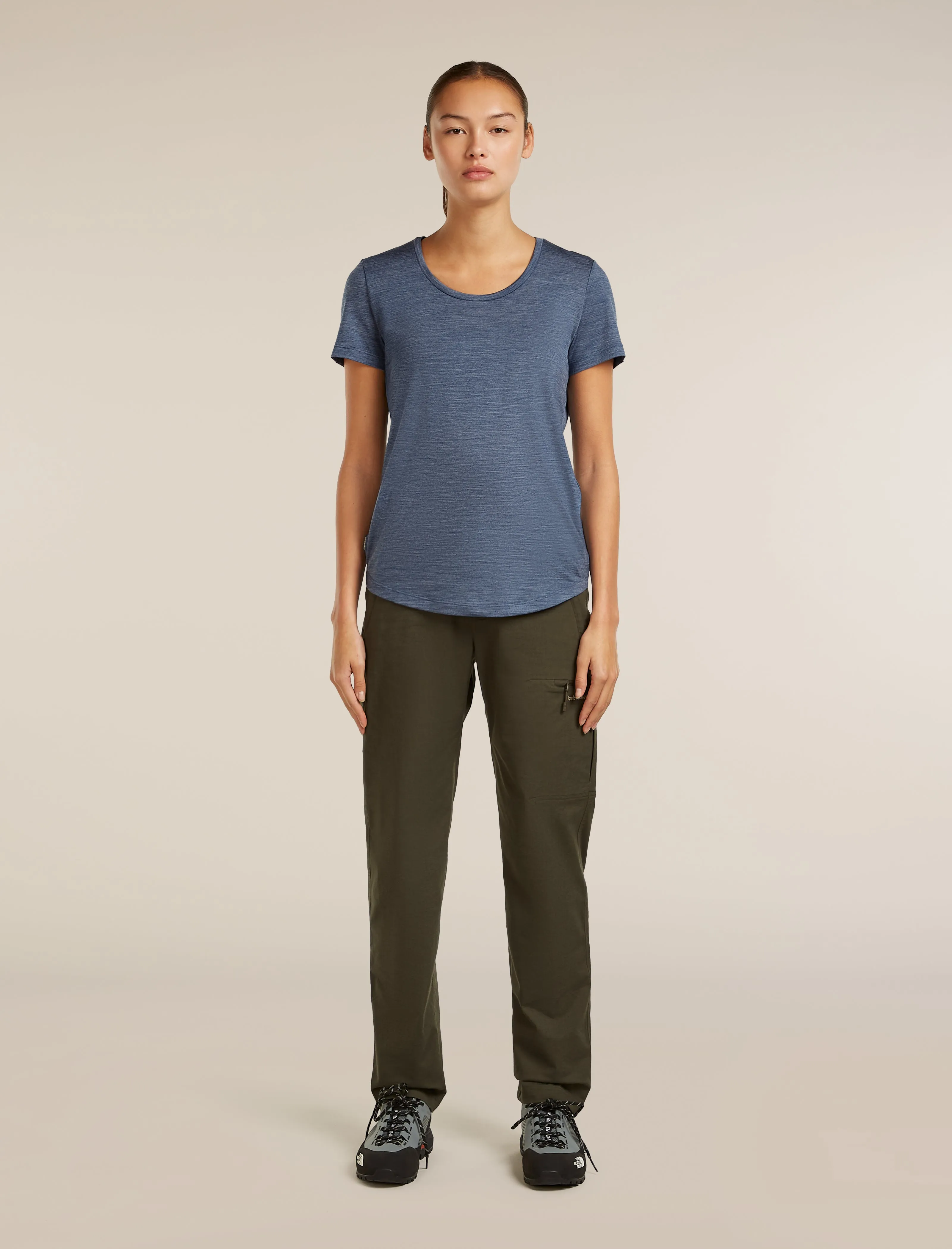 Women's Merino Blend 125 Cool-Lite™ Sphere Short Sleeve Scoop Tee sold by Icebreaker product image thumbnail 3