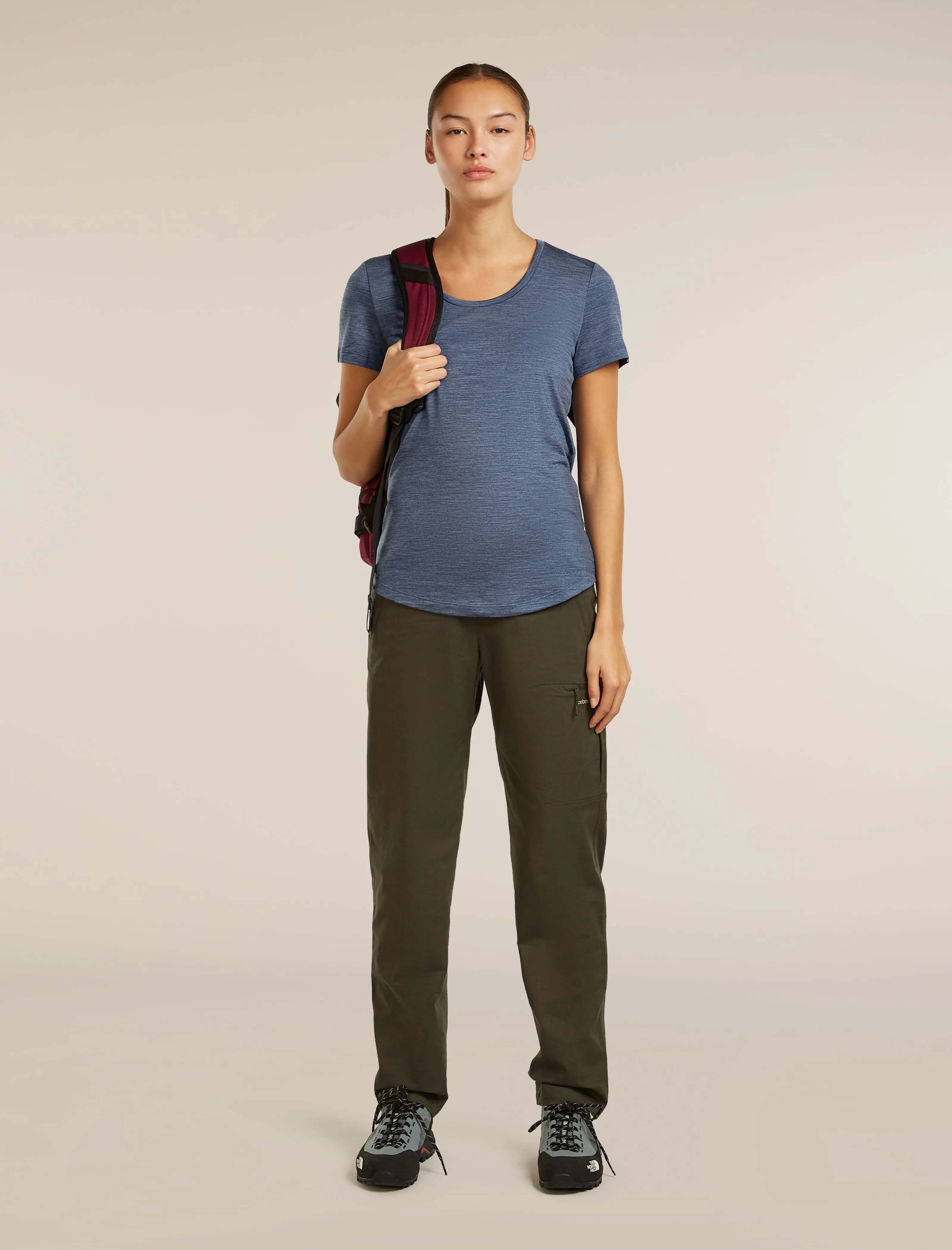 Women's Merino Blend 125 Cool-Lite™ Sphere Short Sleeve Scoop Tee sold by Icebreaker product image thumbnail 4