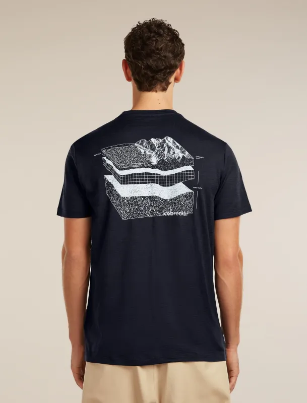 Men's Merino 150 Tech Lite Short Sleeve Tee Evolving Layers sold by Icebreaker