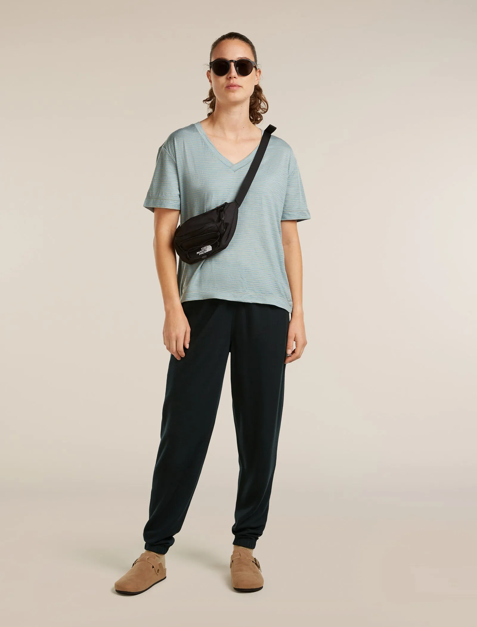 Women's Merino 150 Tech Lite Short Sleeve Relaxed V Neck Tee sold by Icebreaker product image thumbnail 4