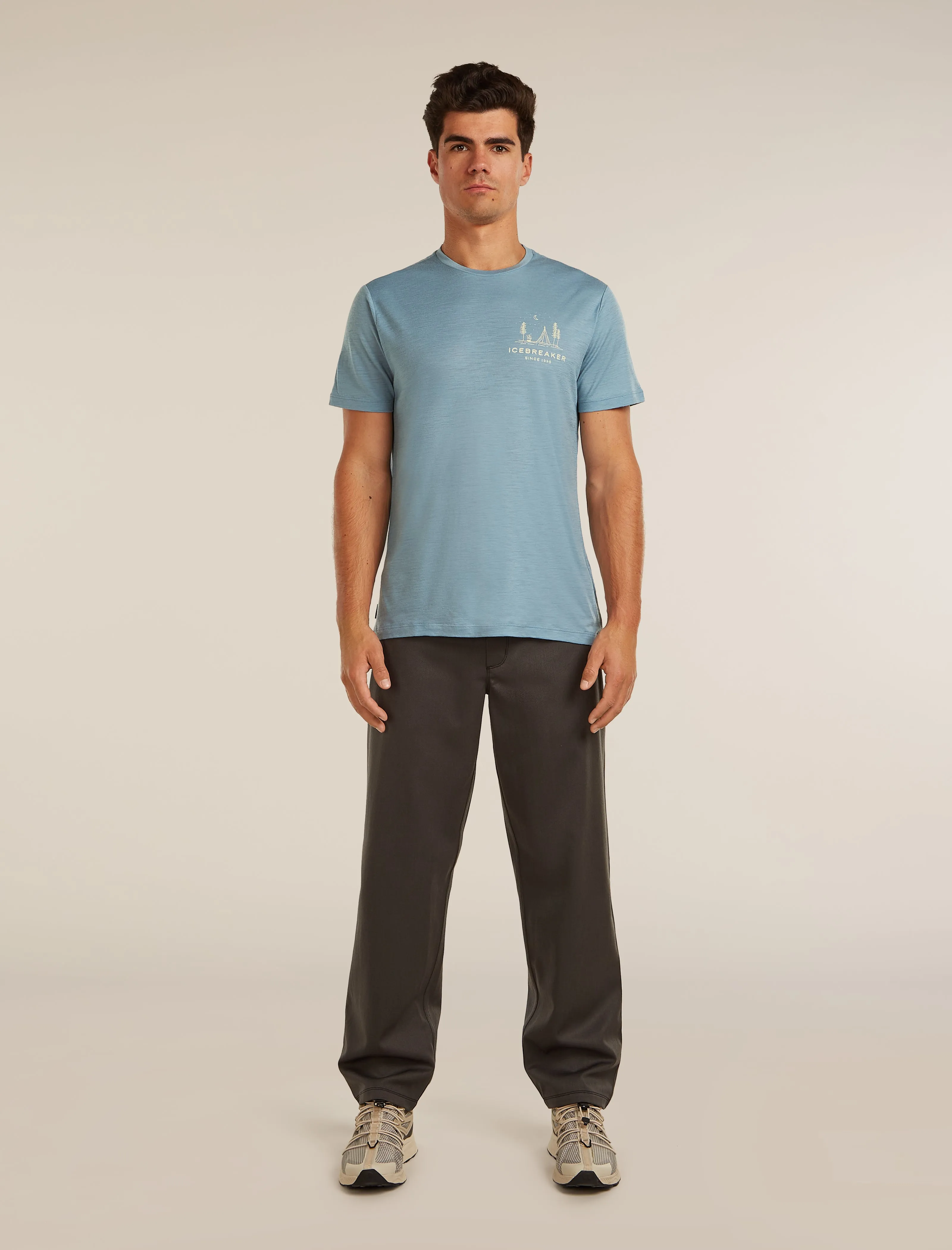 Men's Merino 150 Tech Lite Short Sleeve Tee Peaceful Pass sold by Icebreaker product image thumbnail 3