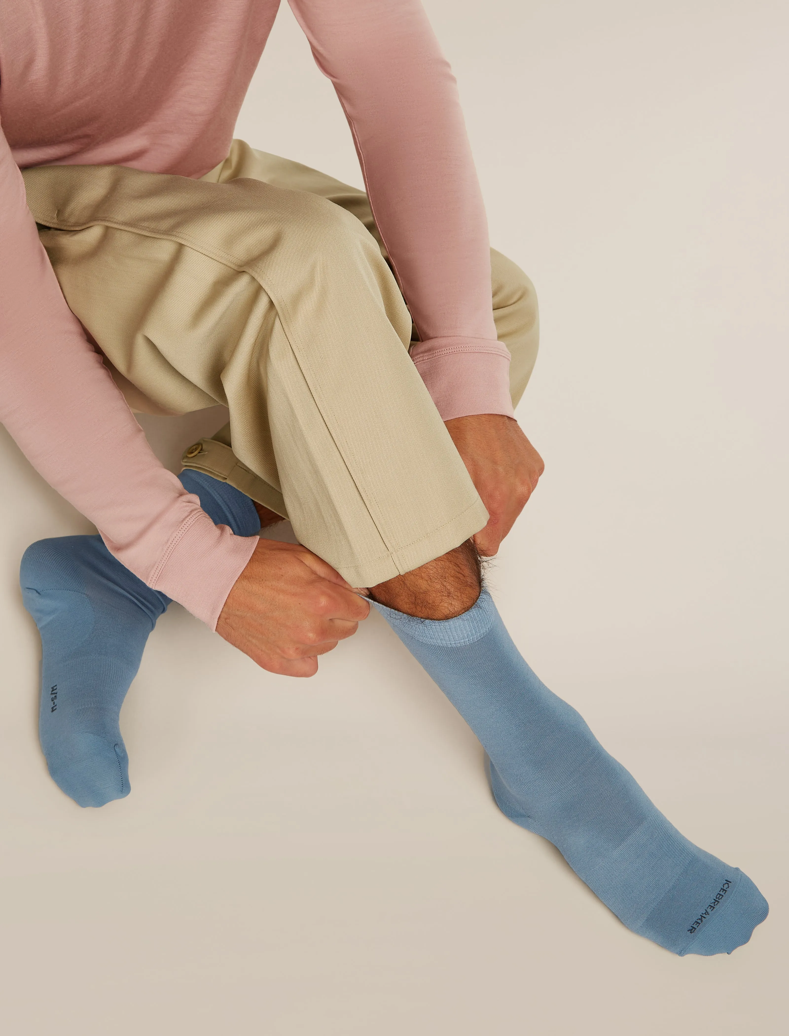 Men's Merino Lifestyle Fine Gauge Crew Socks sold by Icebreaker product image thumbnail 5