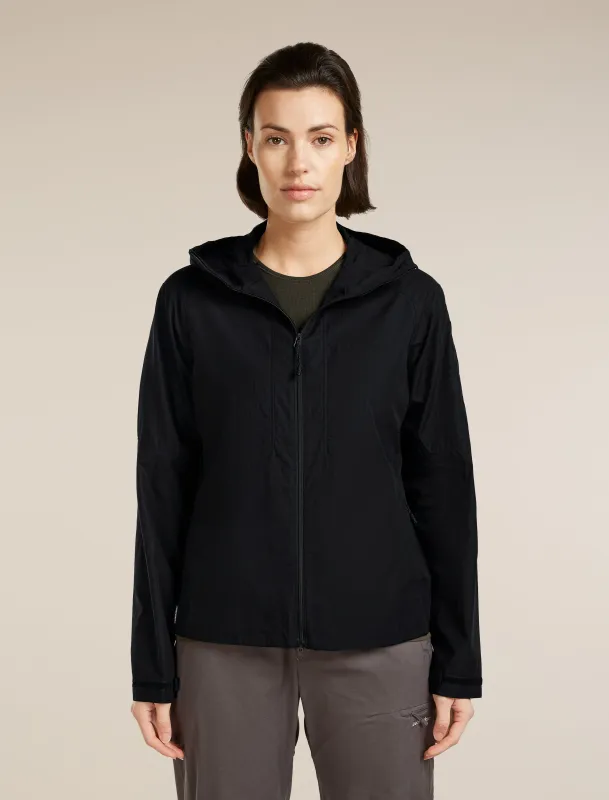 Women's Shell+™ Cotton Elevation Windbreaker Jacket made by Icebreaker