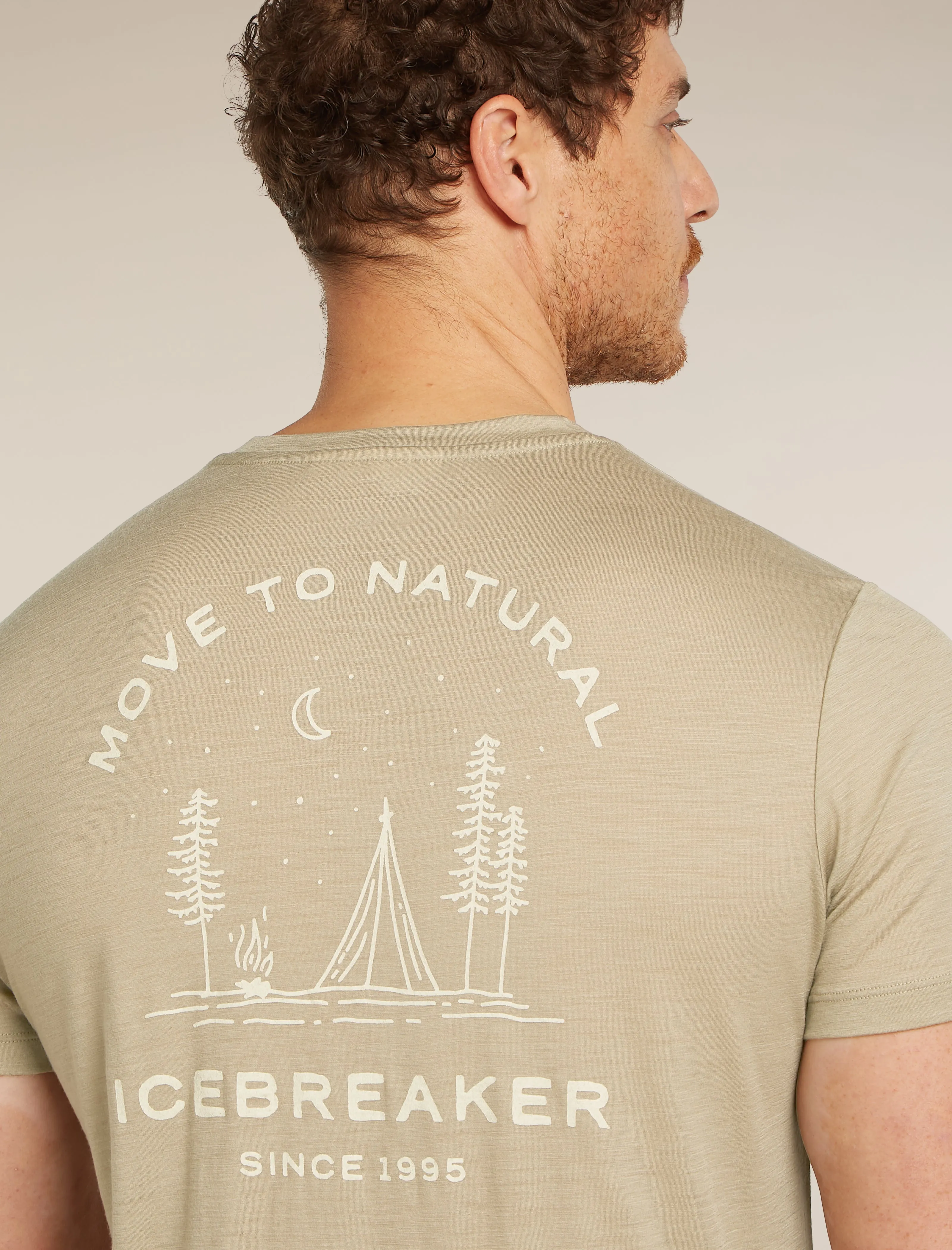 Men's Merino 150 Tech Lite Short Sleeve Tee Peaceful Pass sold by Icebreaker product image thumbnail 5