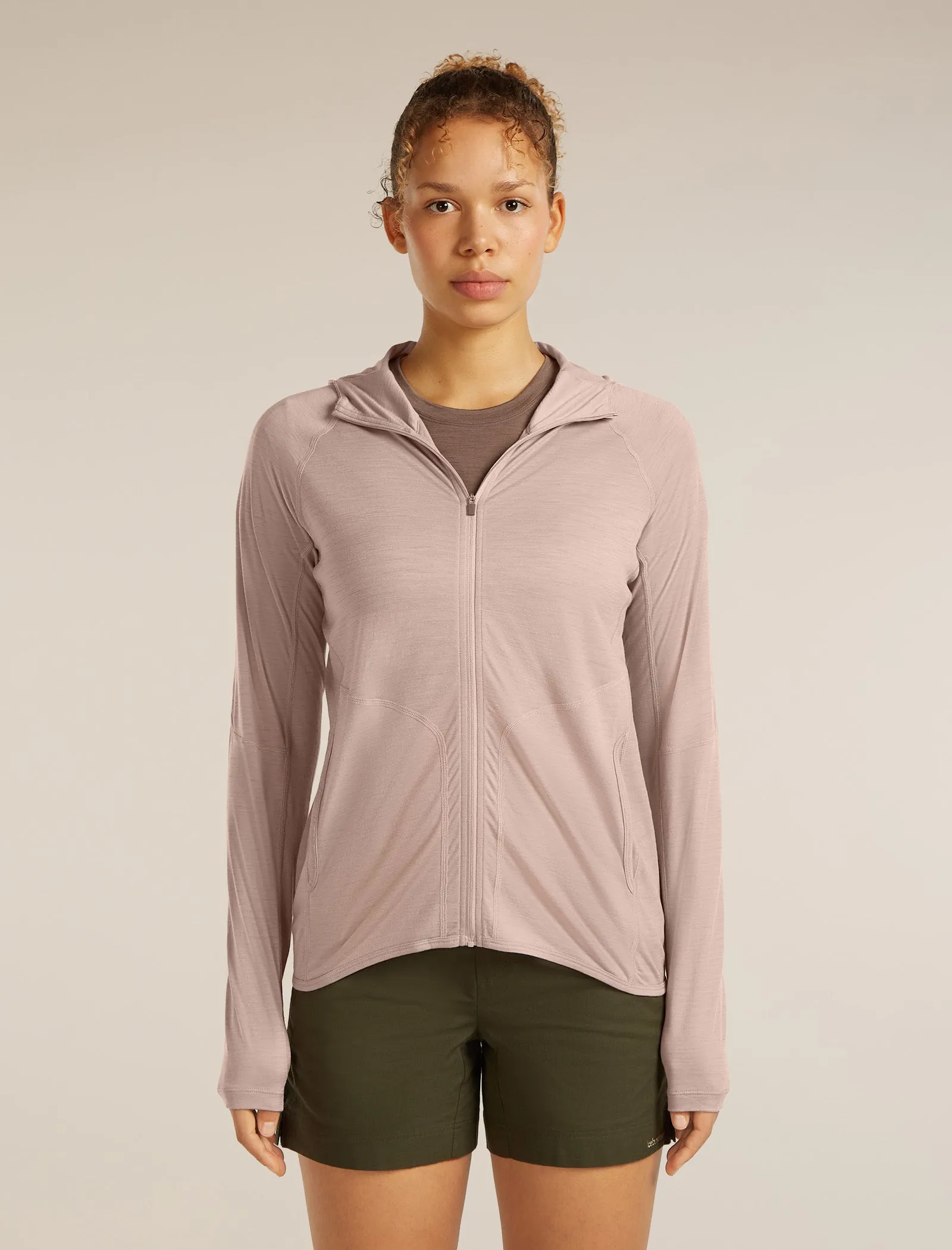 Women's 150 MerinoFine™ Ace Long Sleeve Zip Hoodie sold by Icebreaker