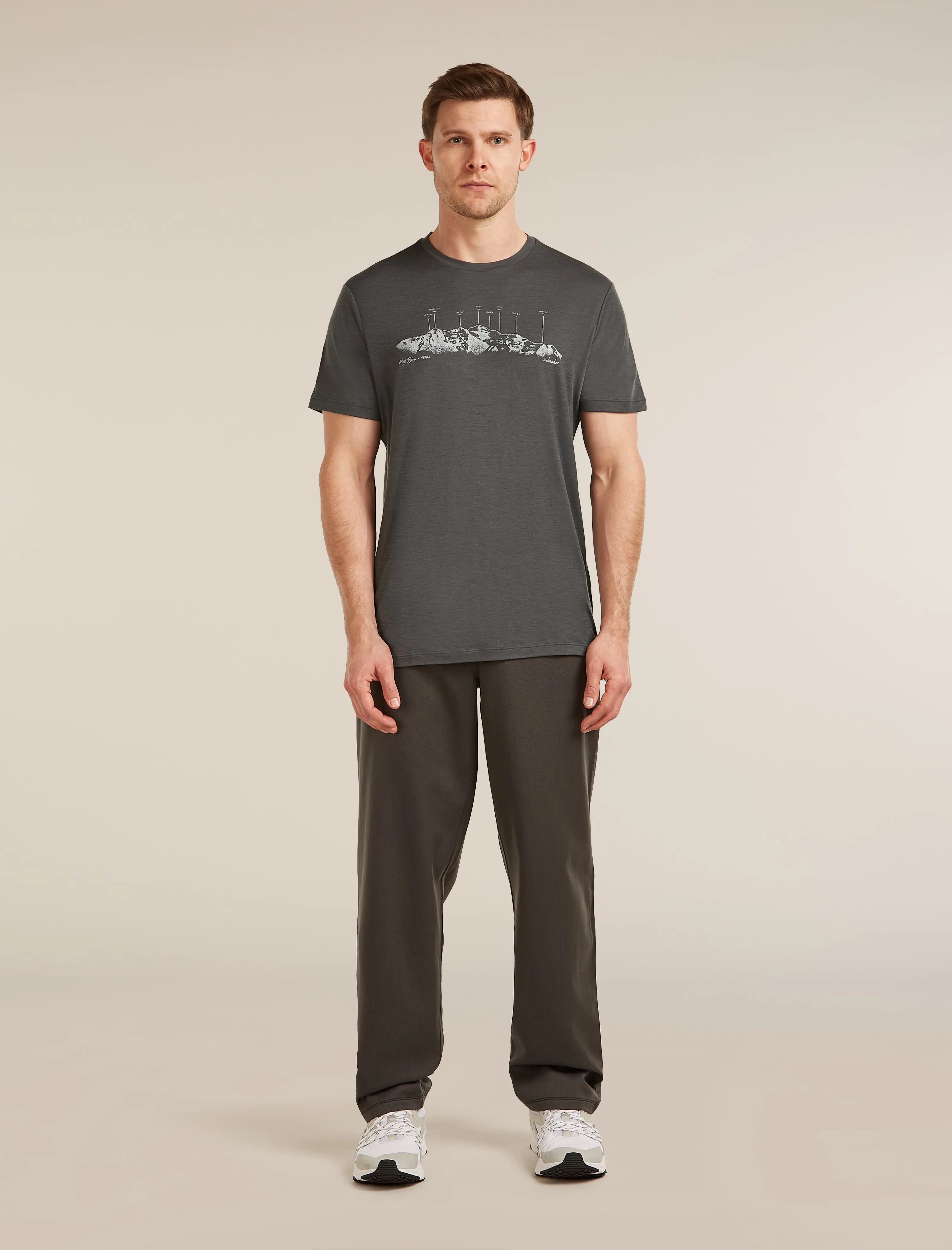 Men's Merino 150 Tech Lite Short Sleeve Tee The Peaks sold by Icebreaker product image thumbnail 3