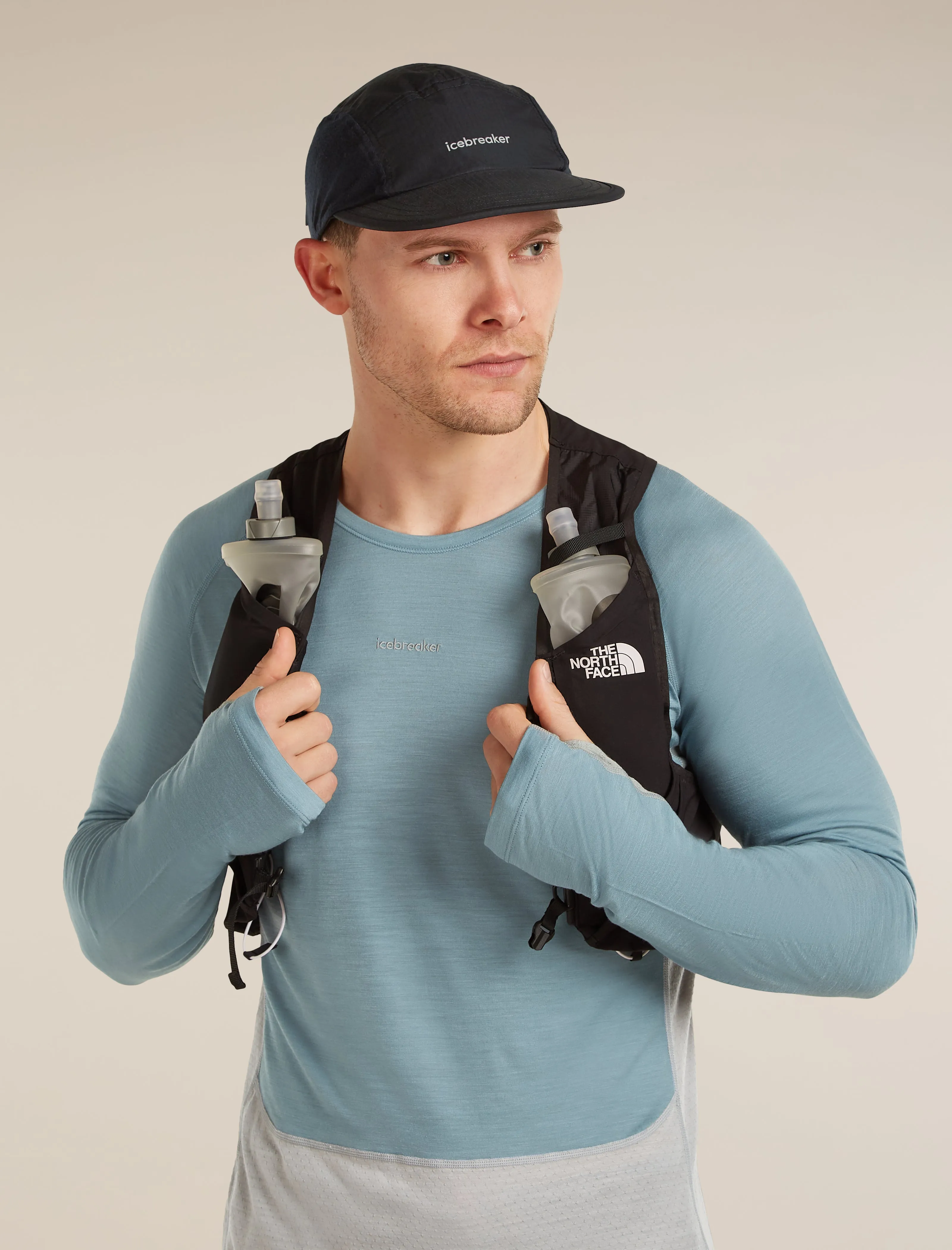 Unisex Shell+™ Cotton Windbreaker 5 Panel Cap sold by Icebreaker product image thumbnail 3